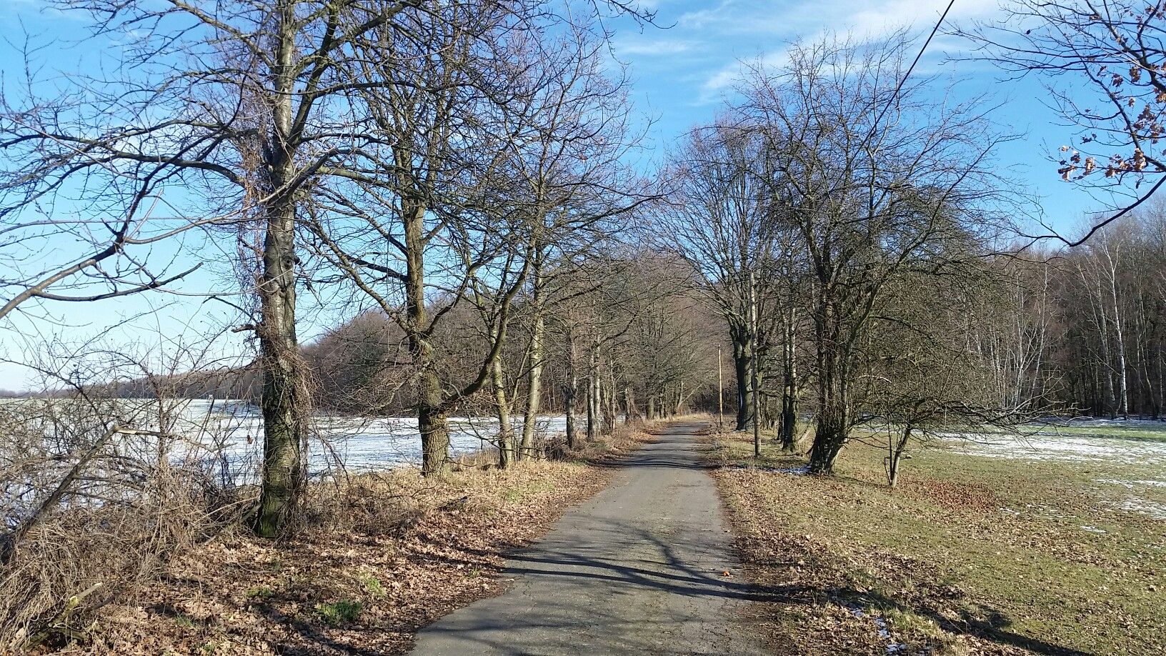 alte Zufahrt zum Flugplatz Brandis-Waldpolenz