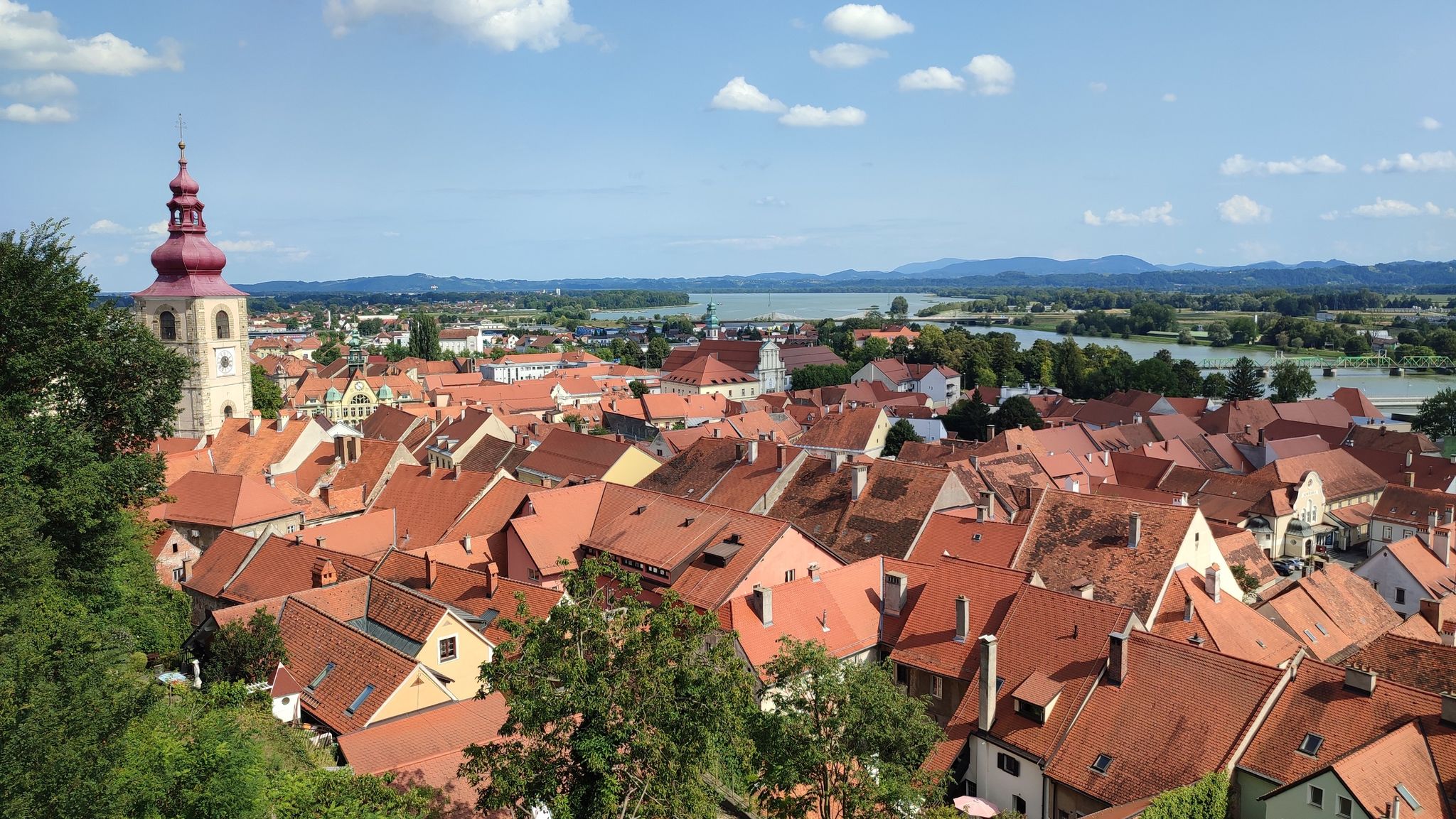 Ptuj von oben