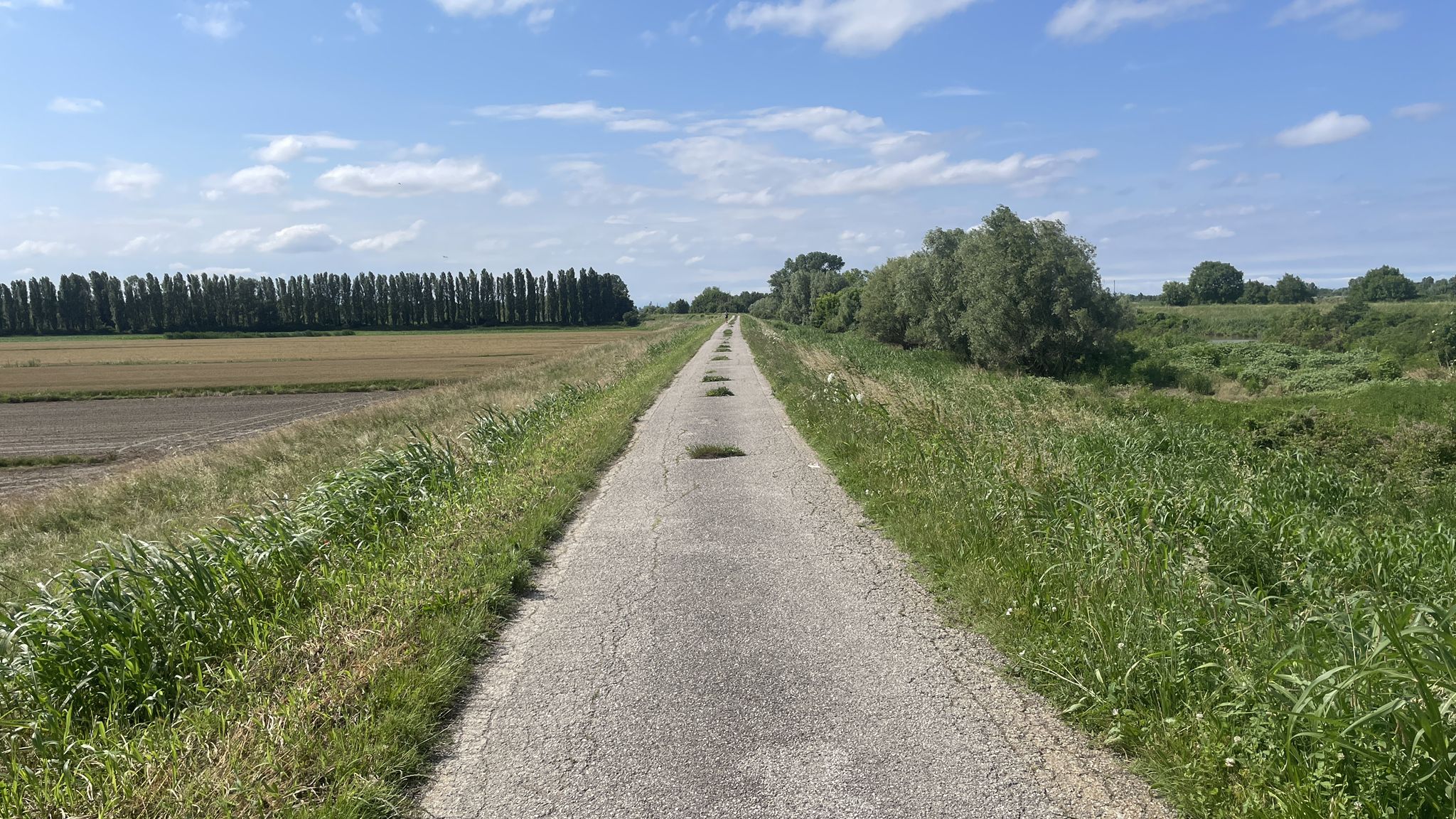 Weiterer Radweg am Kanal