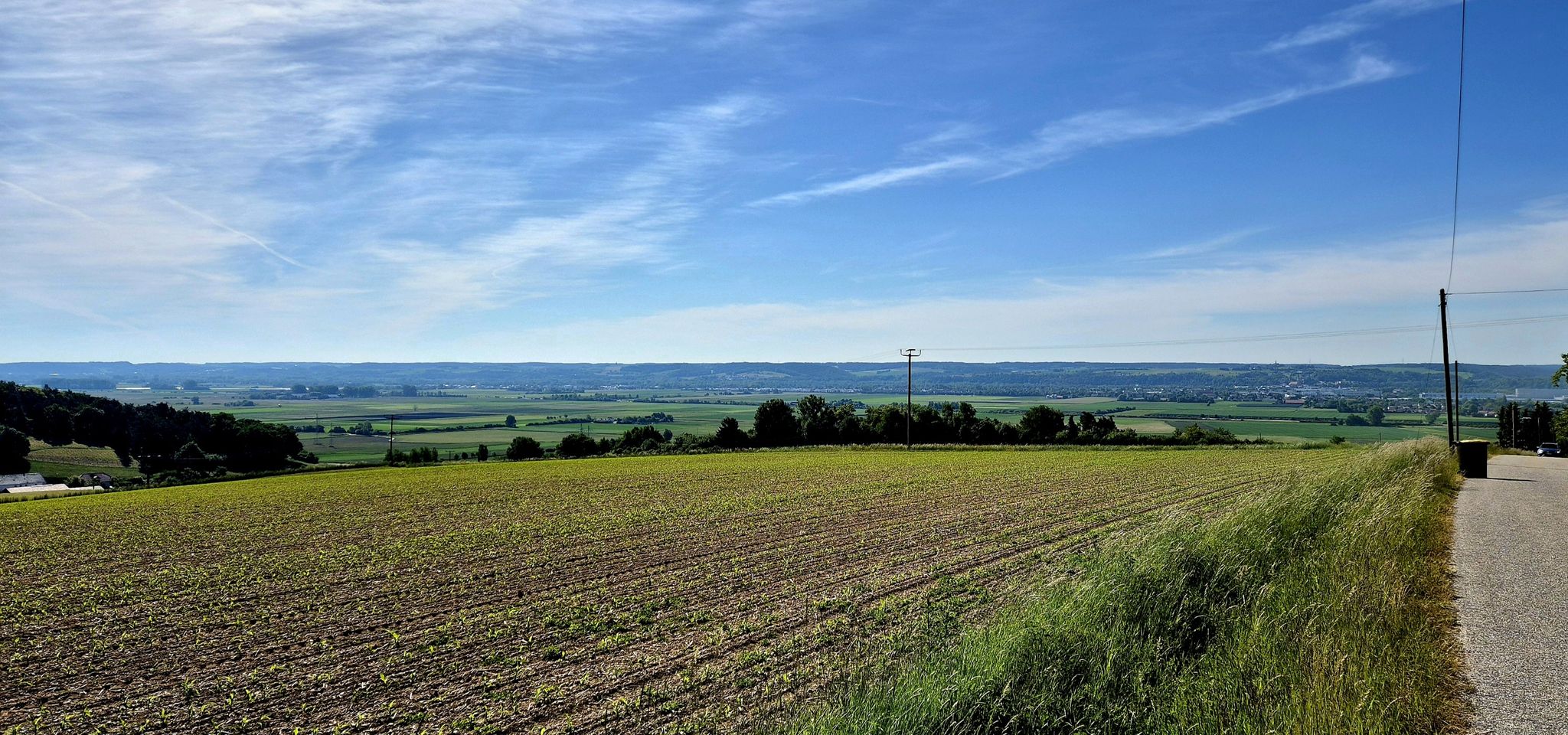 Blick ins Isartal von Strohberg