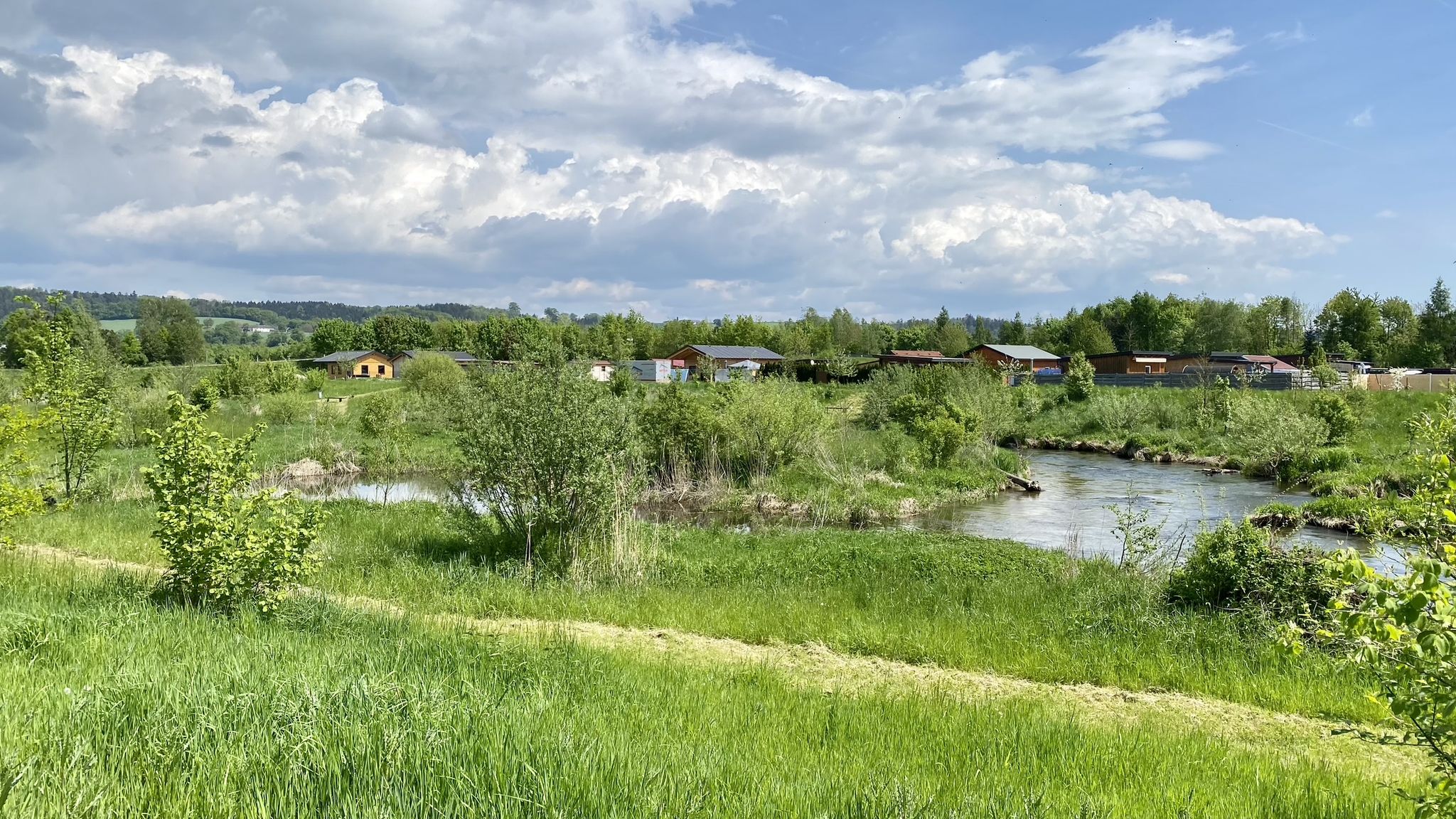 Die Naarn als Erholungsgebiet in Perg