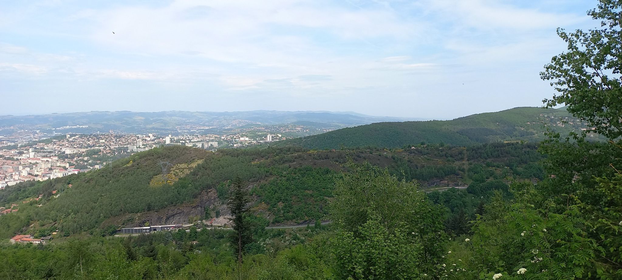 Planfoy, Rochetaillée, Saint Étienne et les monts du Lyonnais