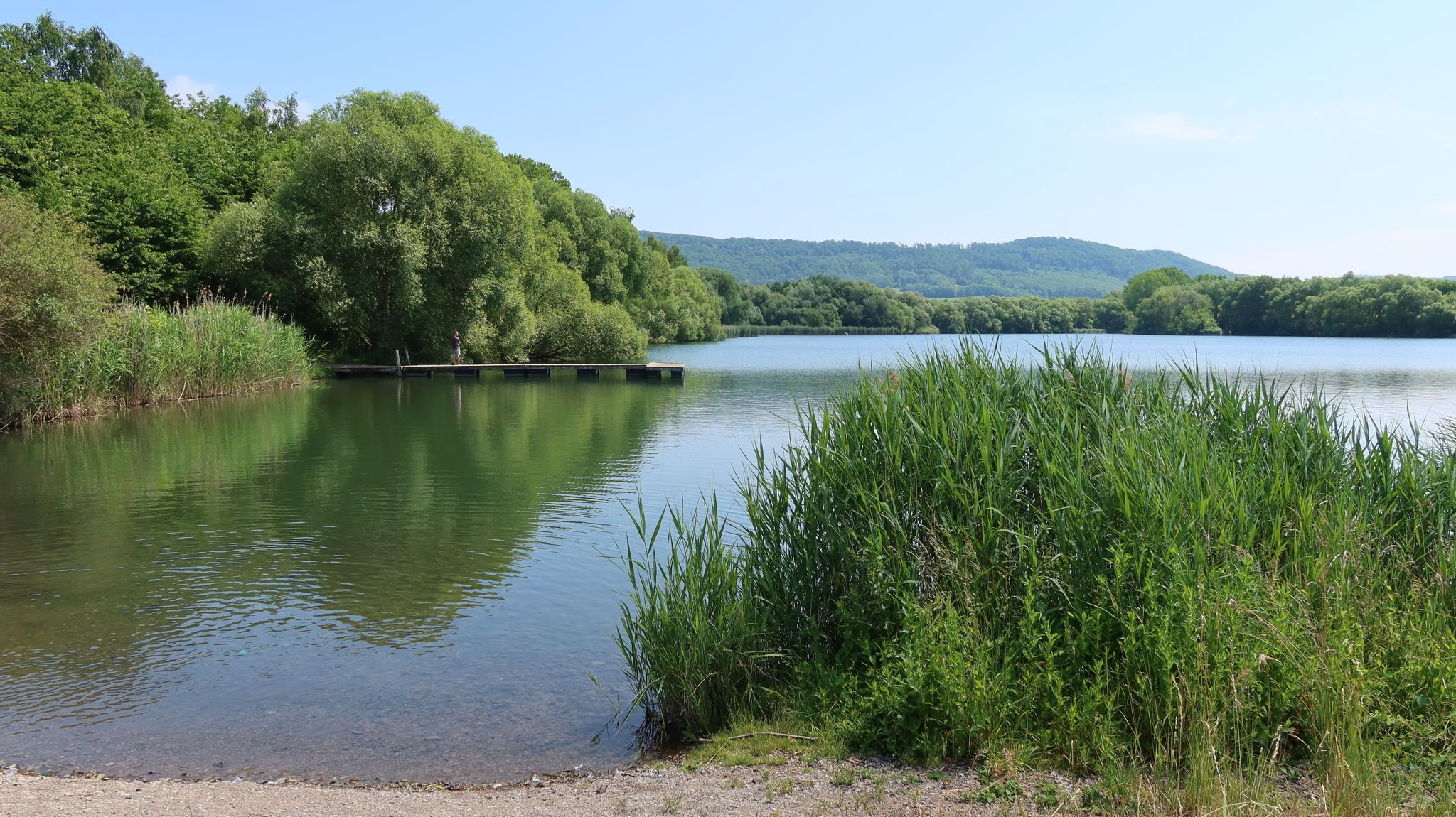 Stausee Glockengraben bei Teistungen.