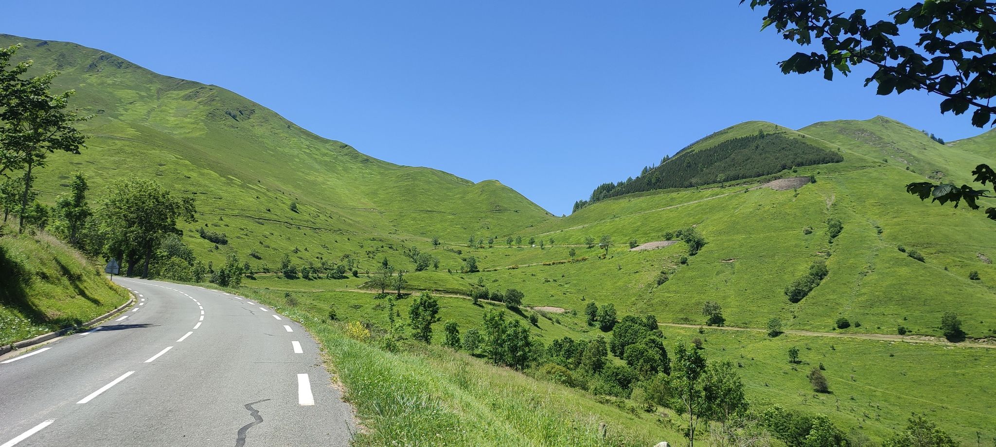 D618, Auffahrt zum Peyresourde, die letzten Kehren