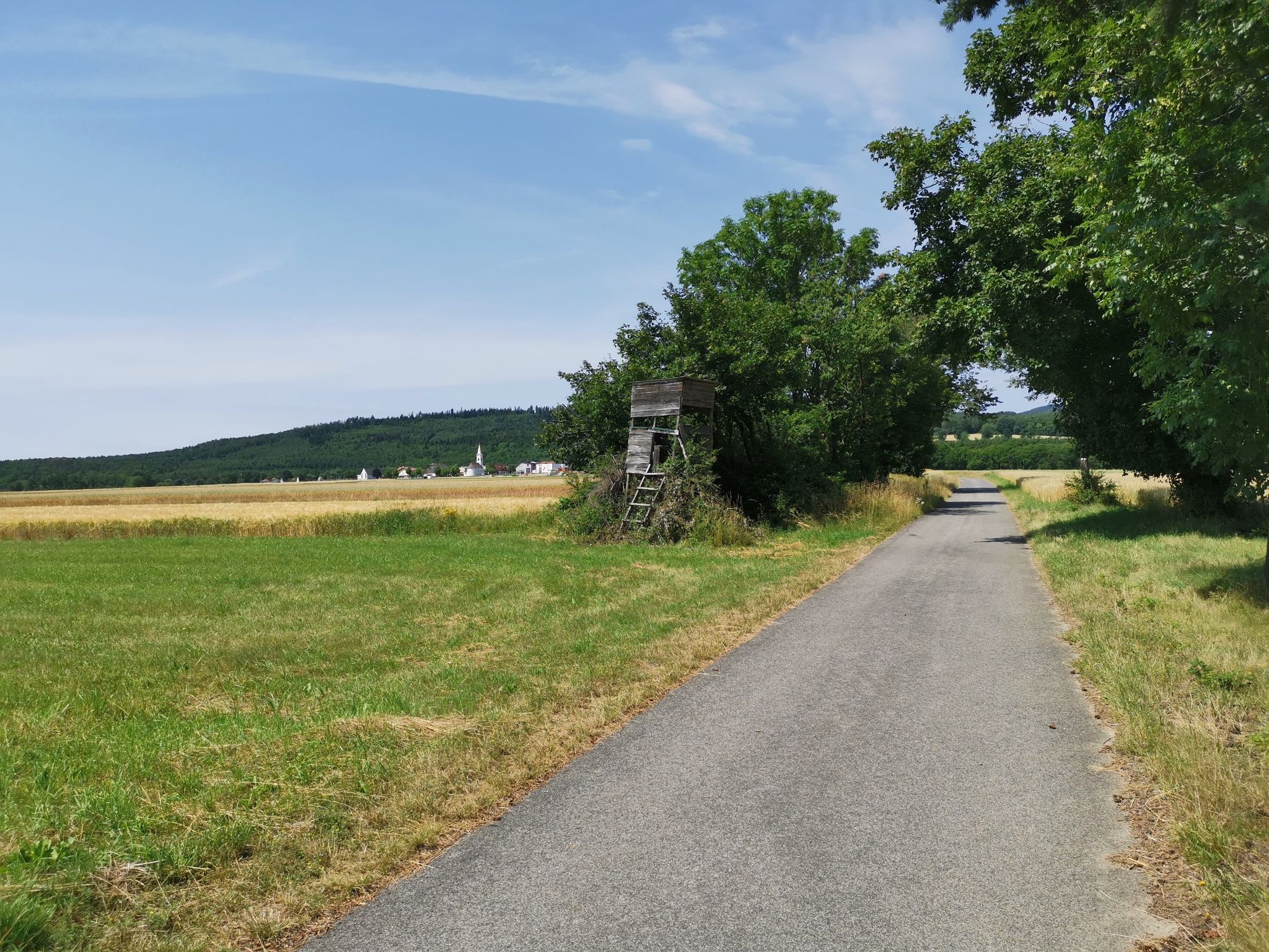 Blick auf Neudorf bei Landsee