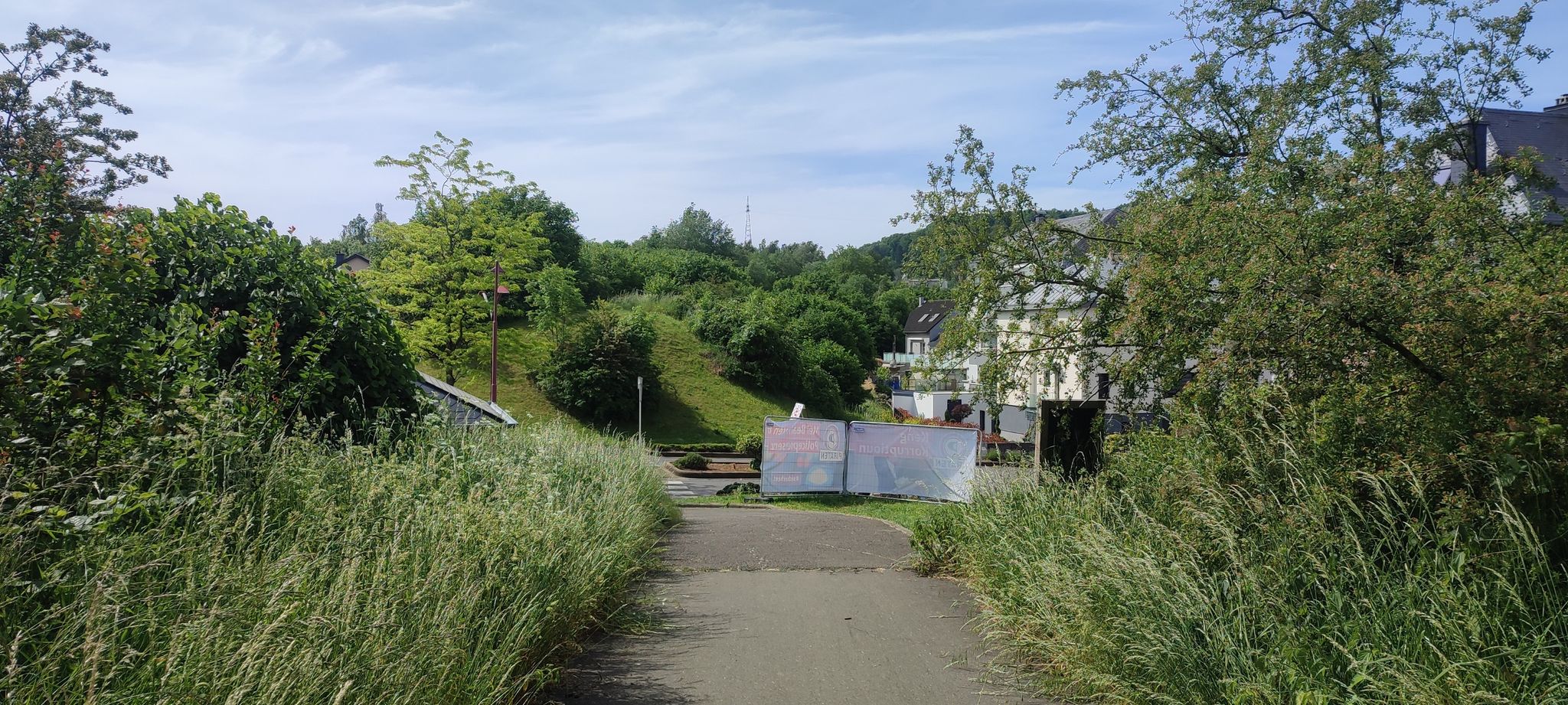 Bahntrassenradweg PC12, es fehlt die alte Brücke