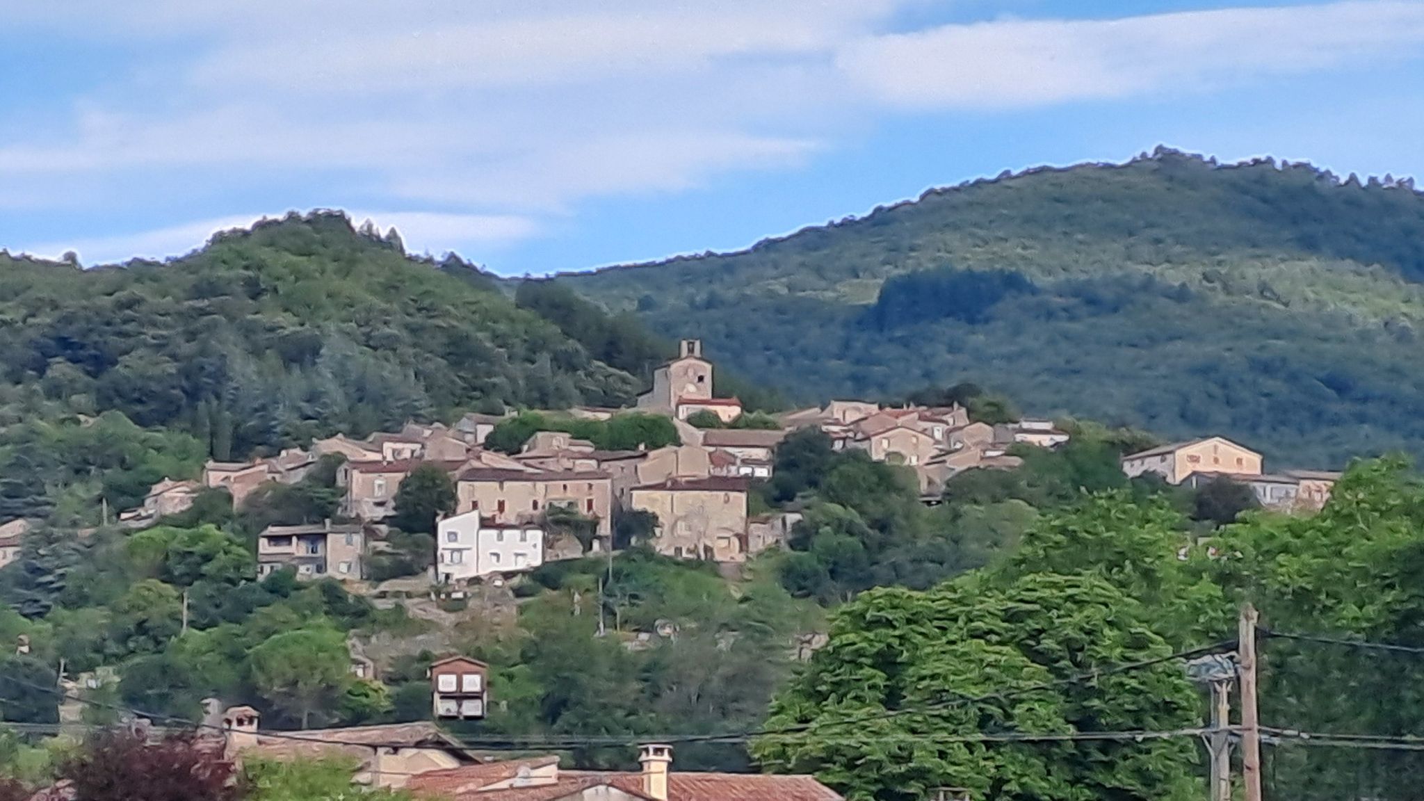 vue sur le village de BREAU