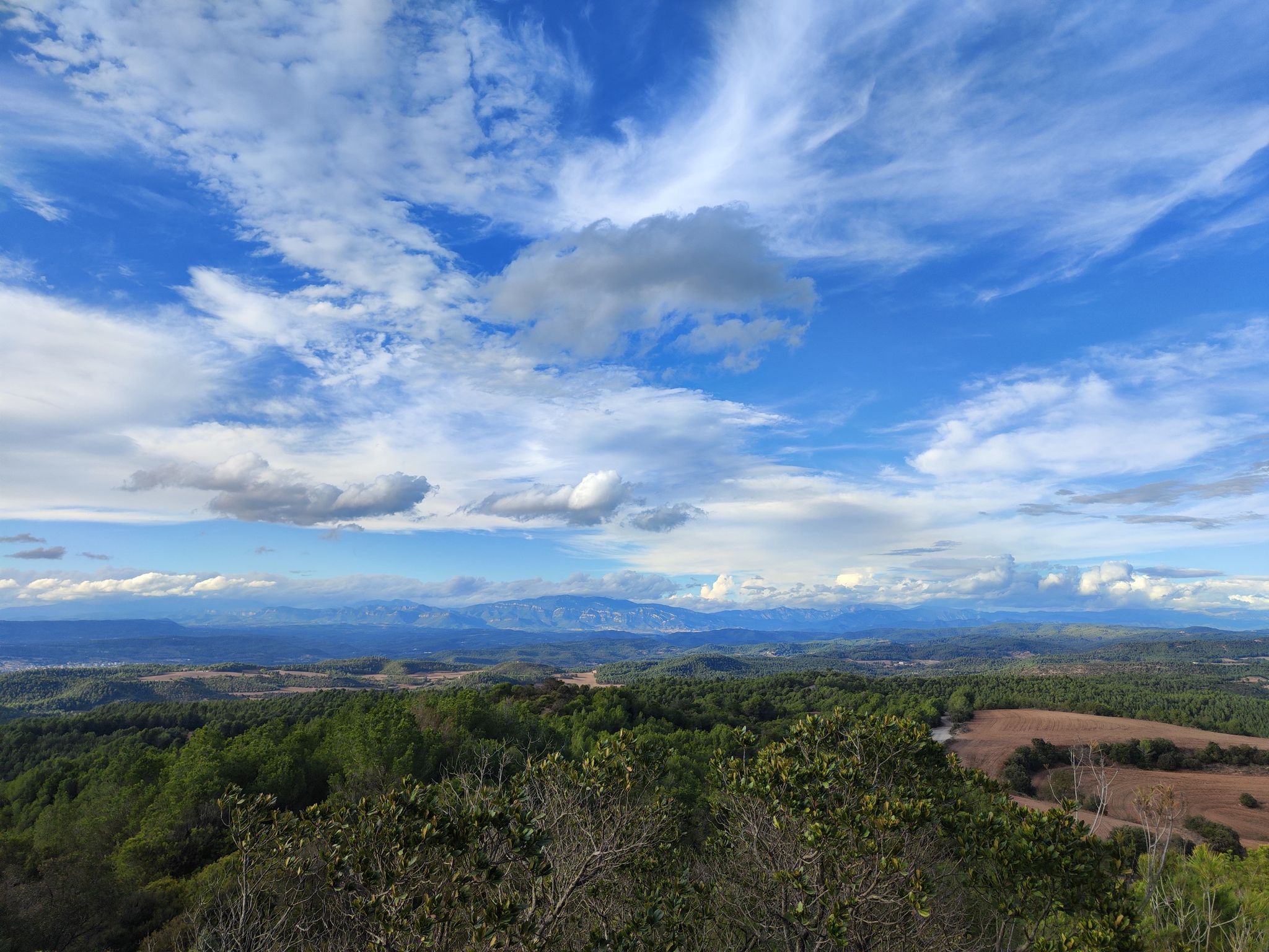 Vistes Serra d'Ensija des del Pic Garrofí