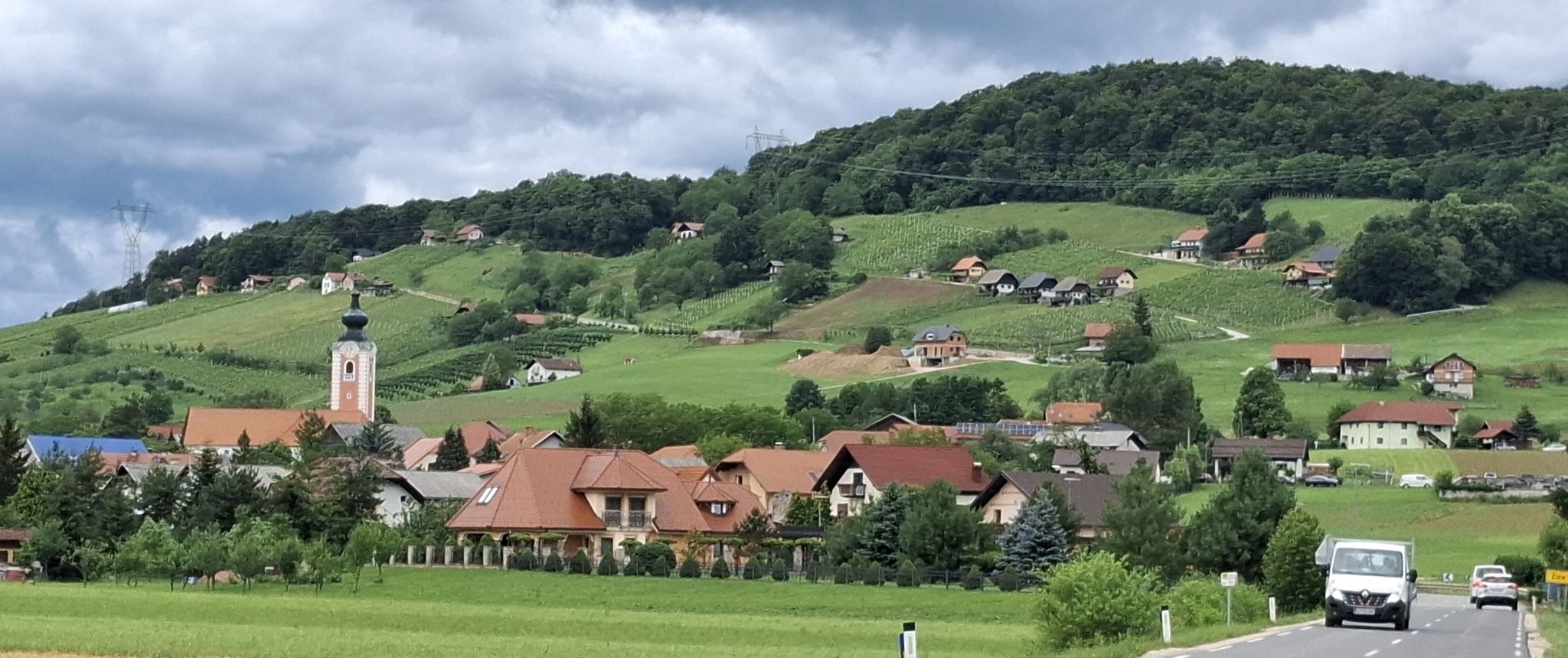 Weinberge in Zice (Slowenien)