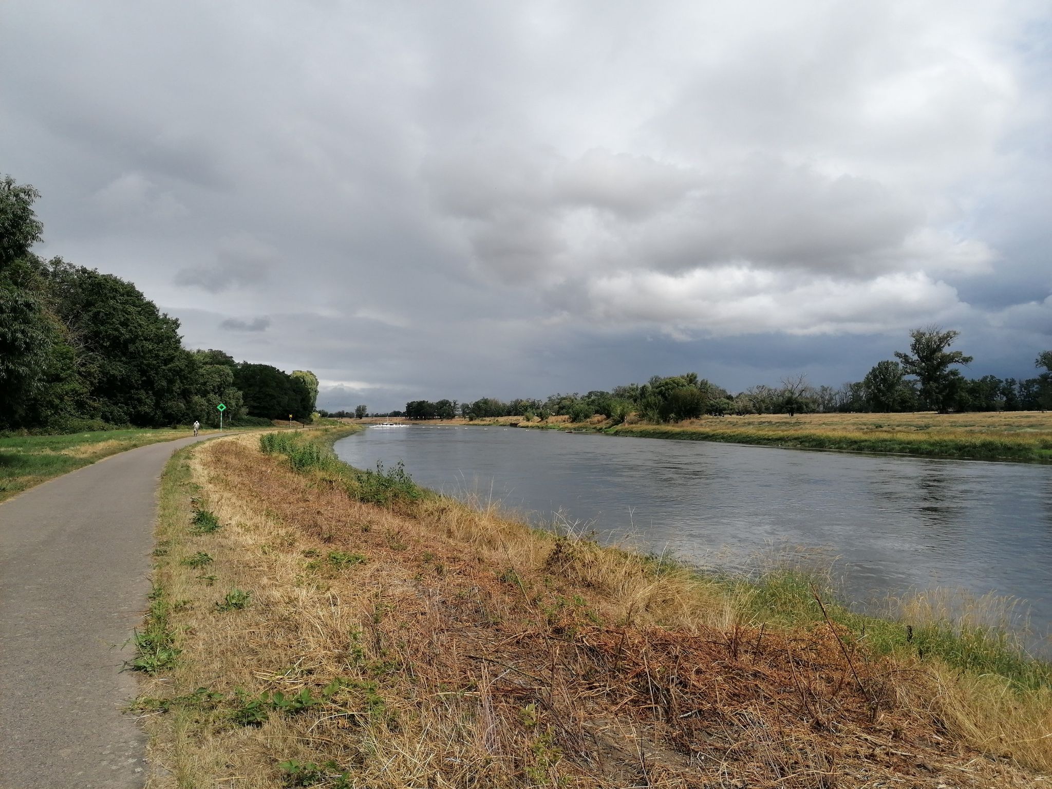 endlich wieder an der Elbe