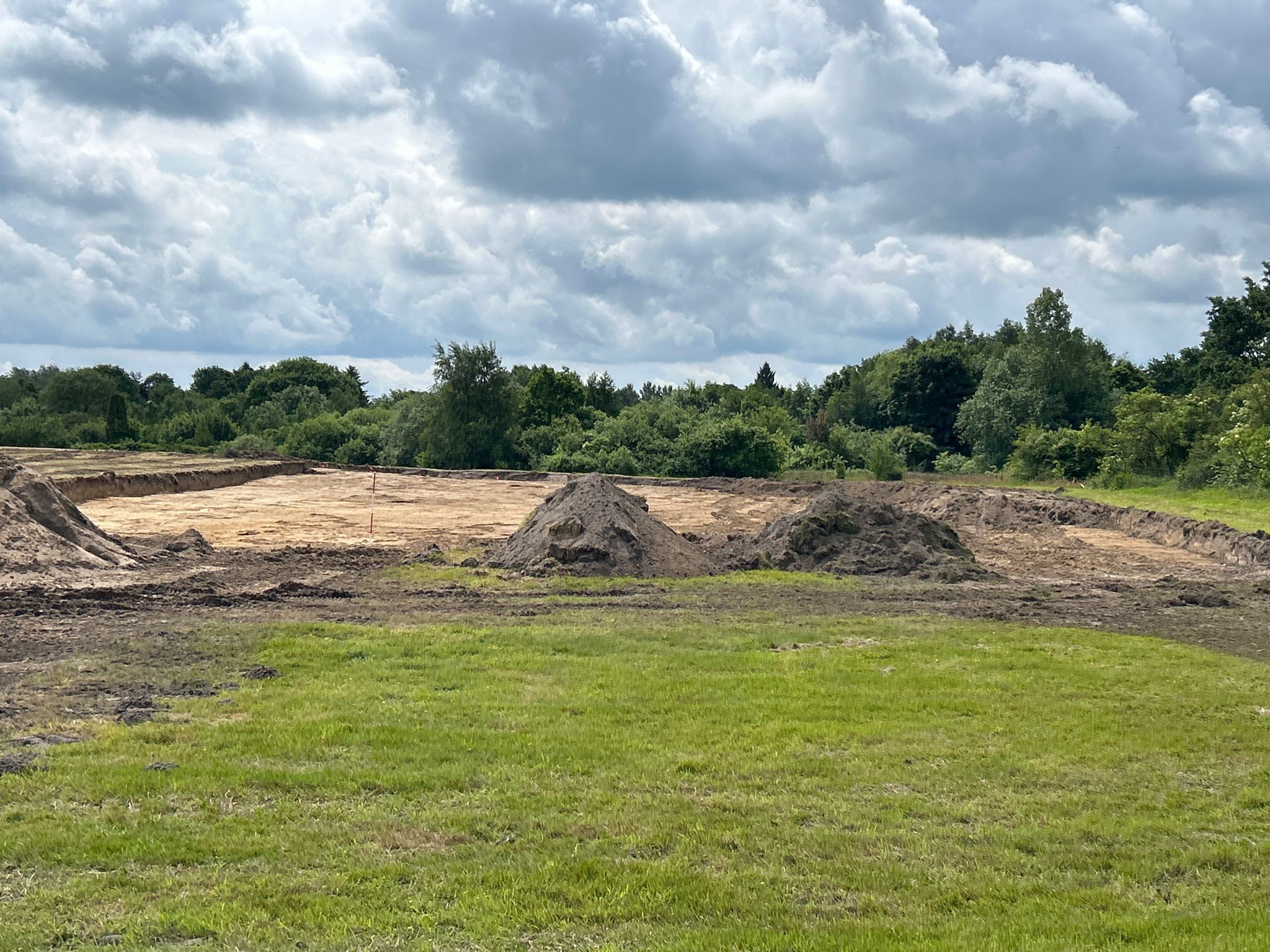 Archäologische Ausgrabungen an der Westerallee.