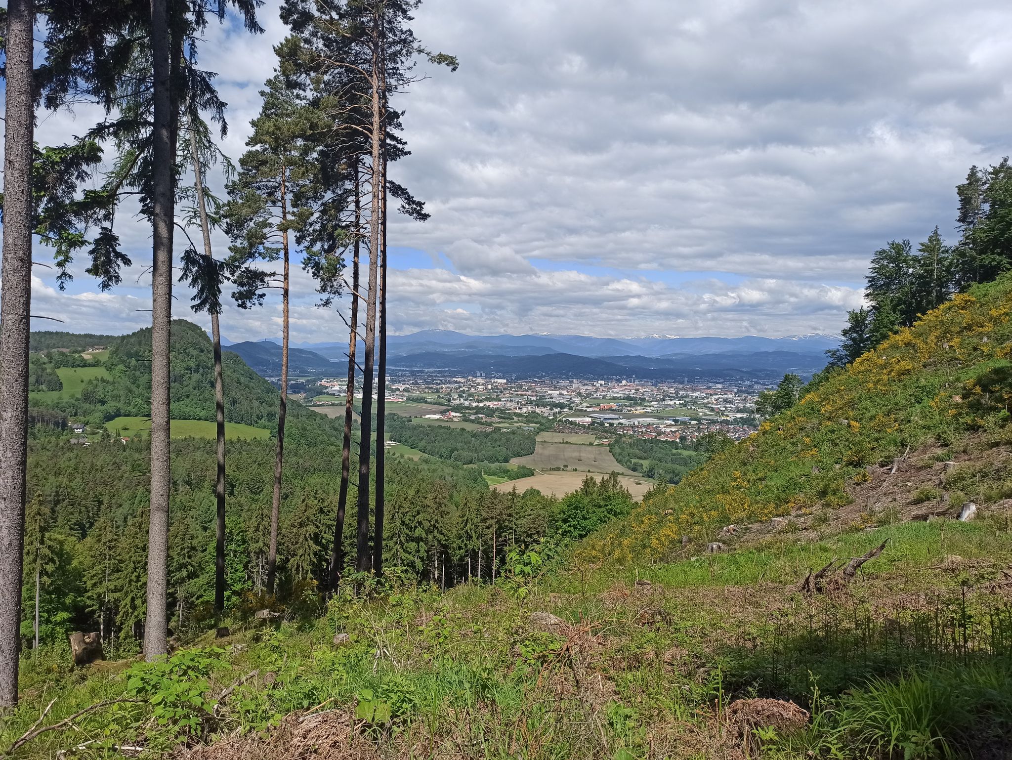 Schöner Blick nach Klagenfurt