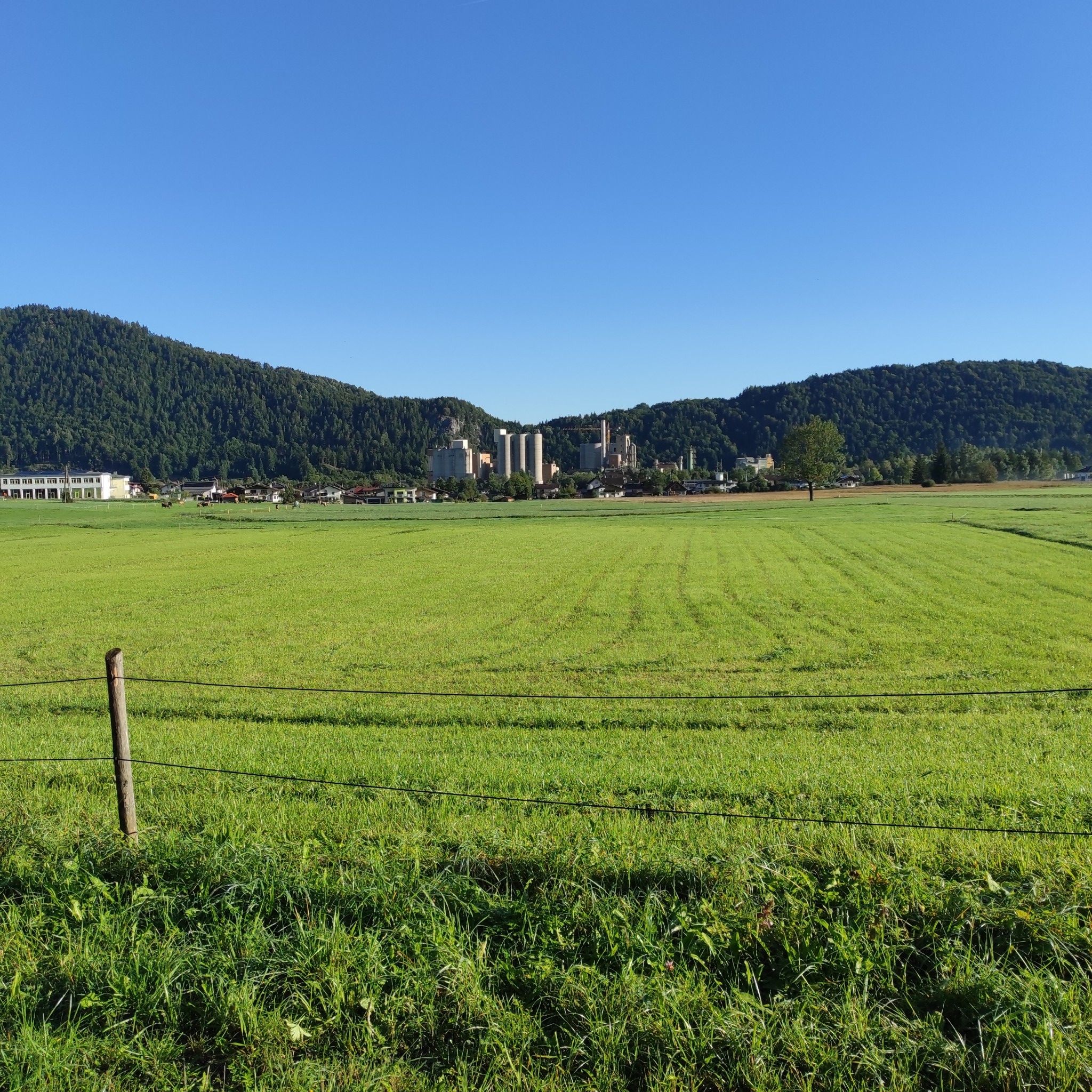 das Schotterwerk in Vils verarbeitet den Kalkstein aus dem Steinbruch