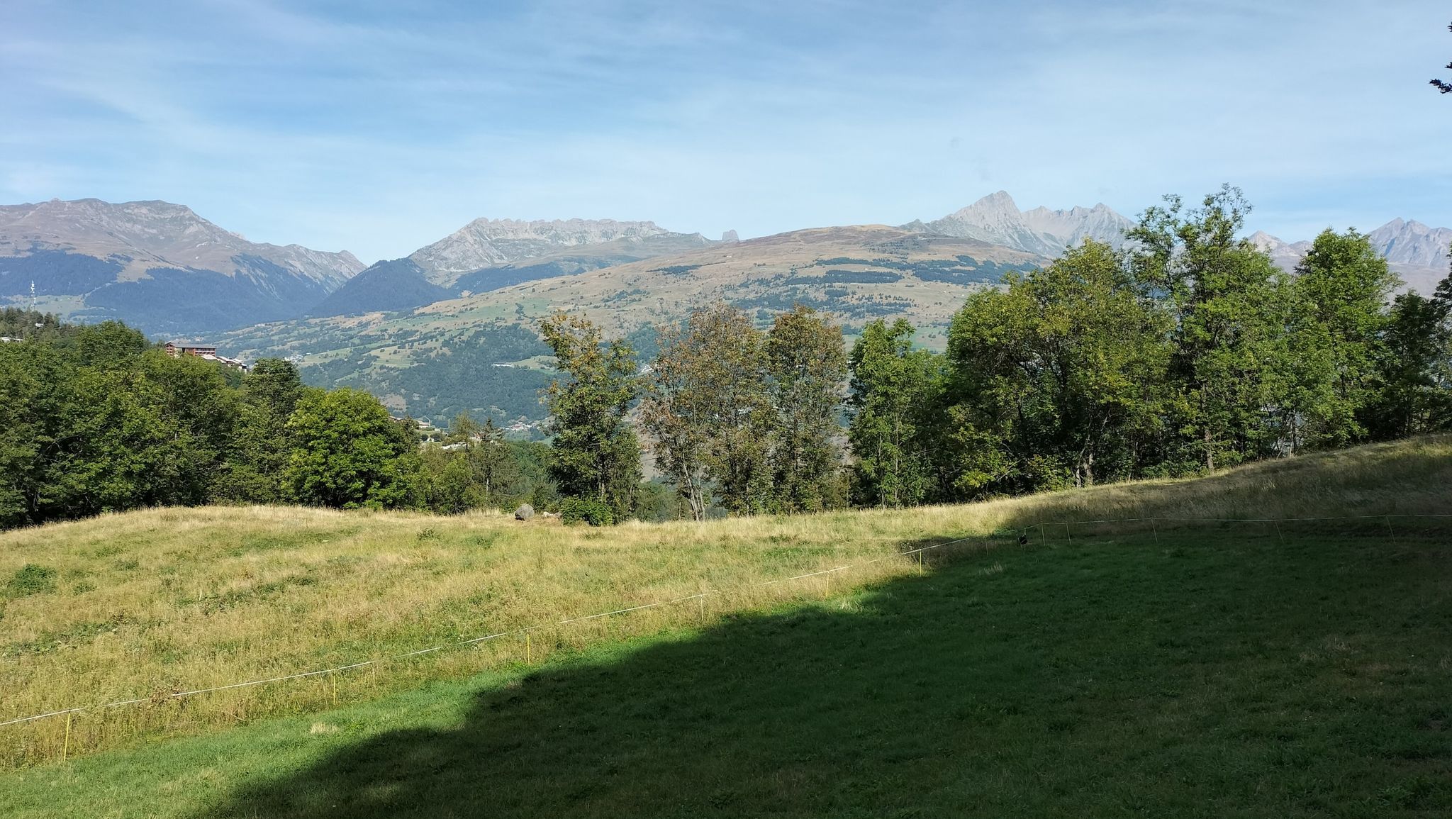 Blick auf die andere Talseite des Tarentaise
