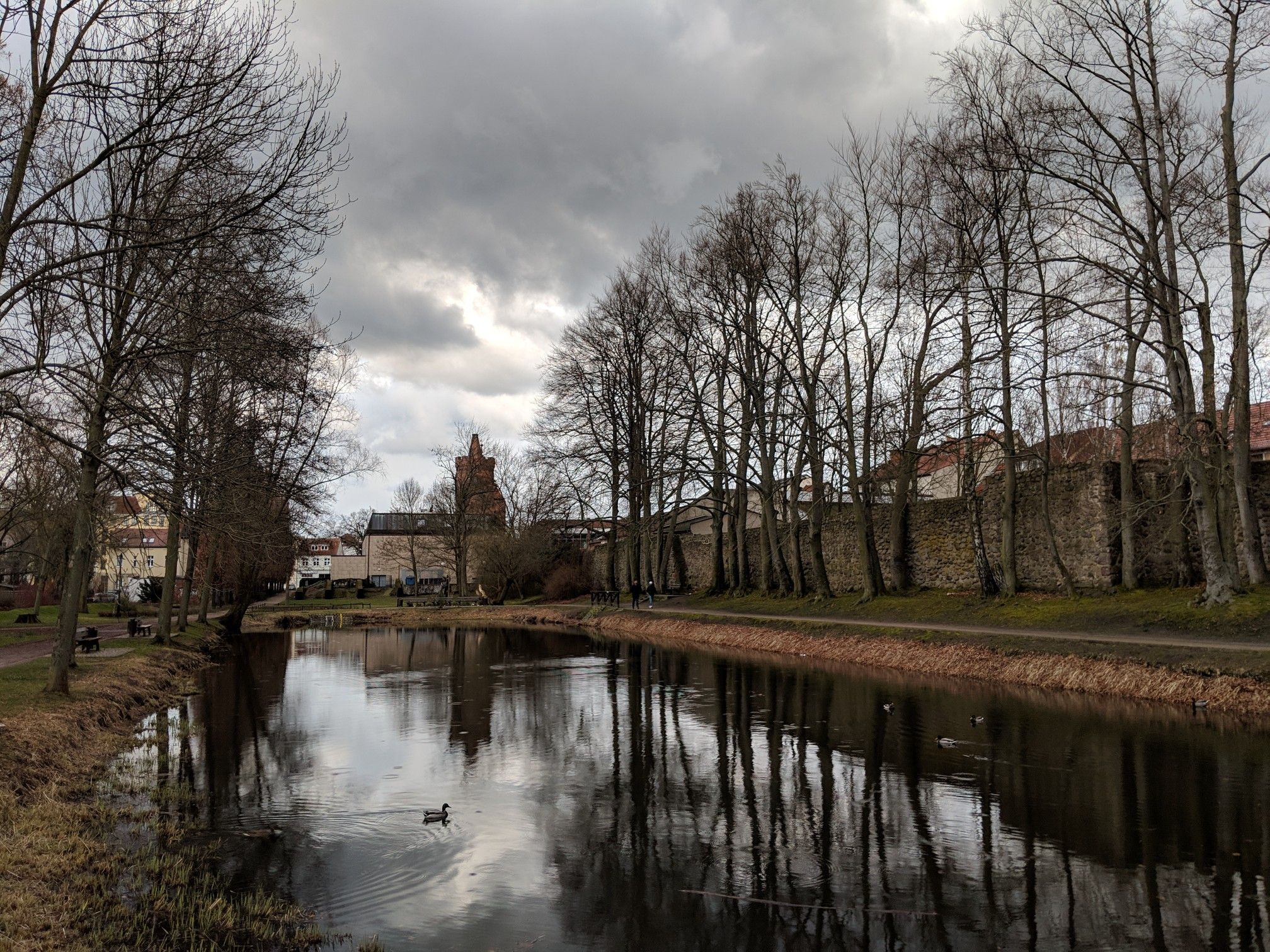 Elysiumteich vor der Stadtmauer