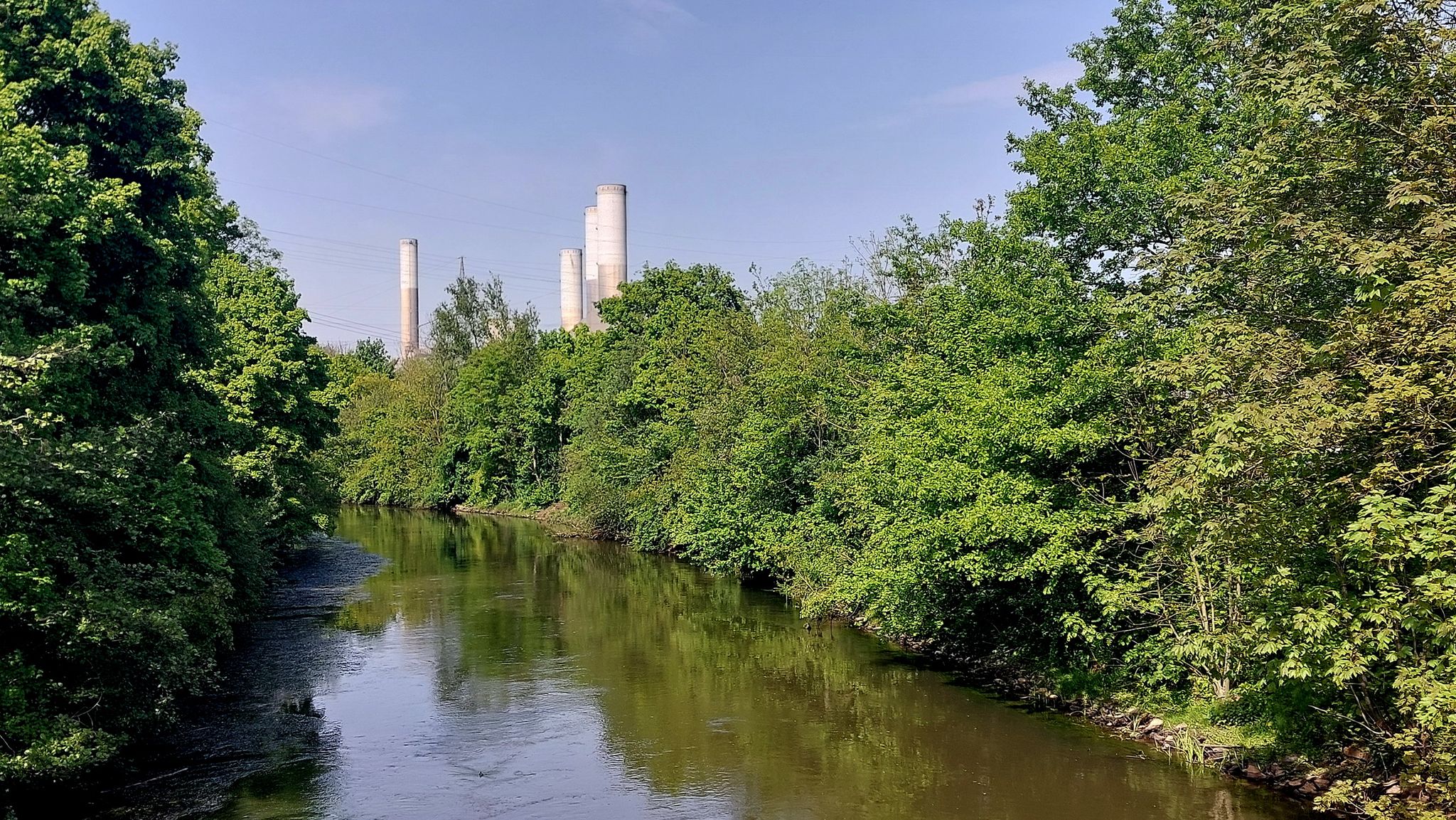 letzter Blick auf die Erft für diese Etappe