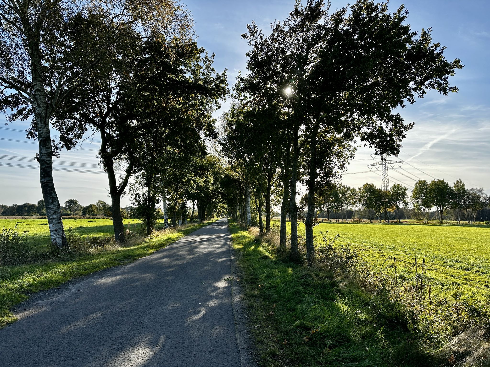 Sandkrugsweg Richtung Moorwinkelsdamm