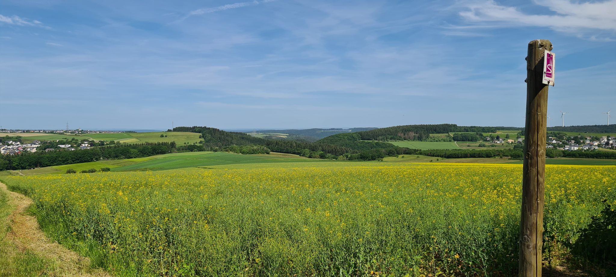 Wunderschöne Kulturlandschaft