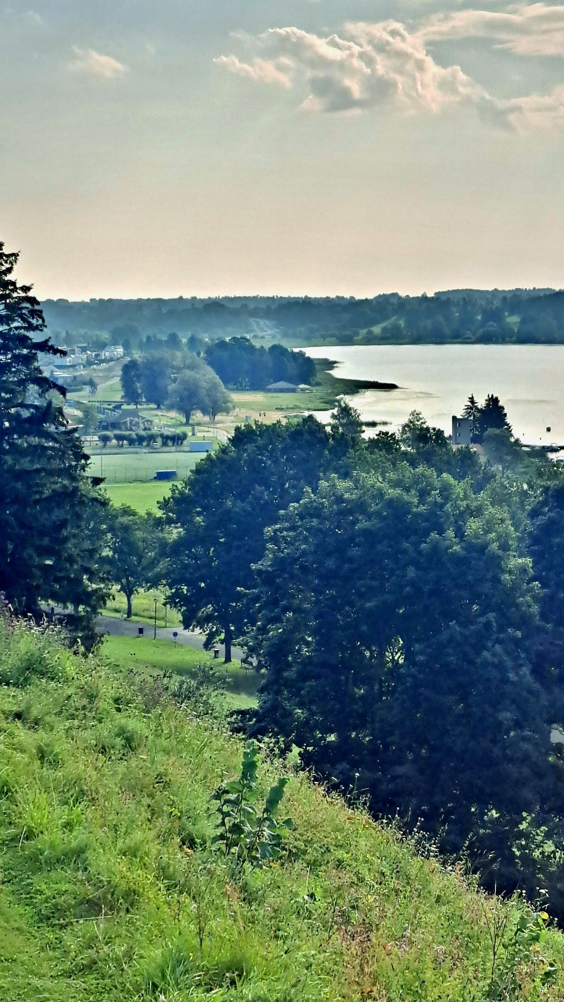 Blick zum Badestrand