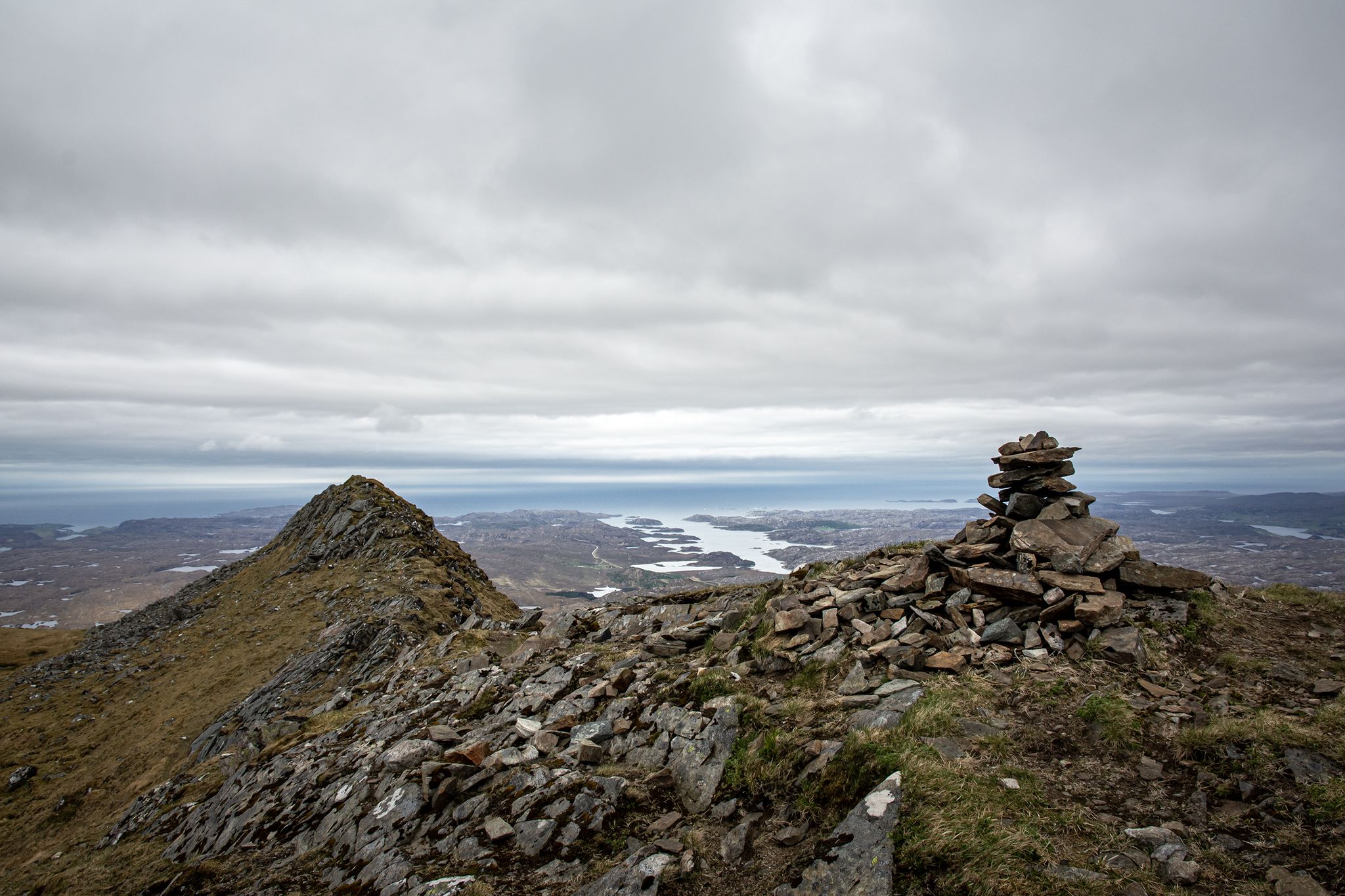 Ben Stack summit looking west