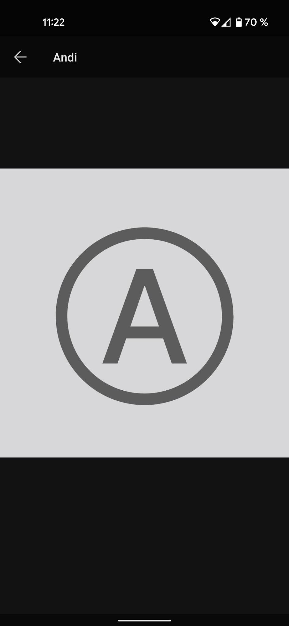 user avatar