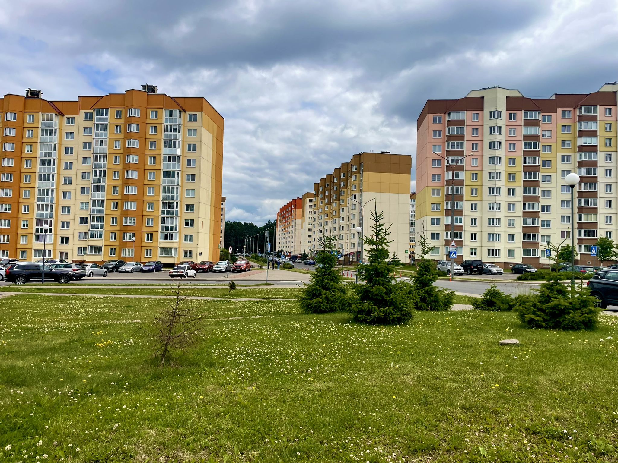 Hier gefällt es mir tatsächlich besser als in der Innenstadt von Minsk