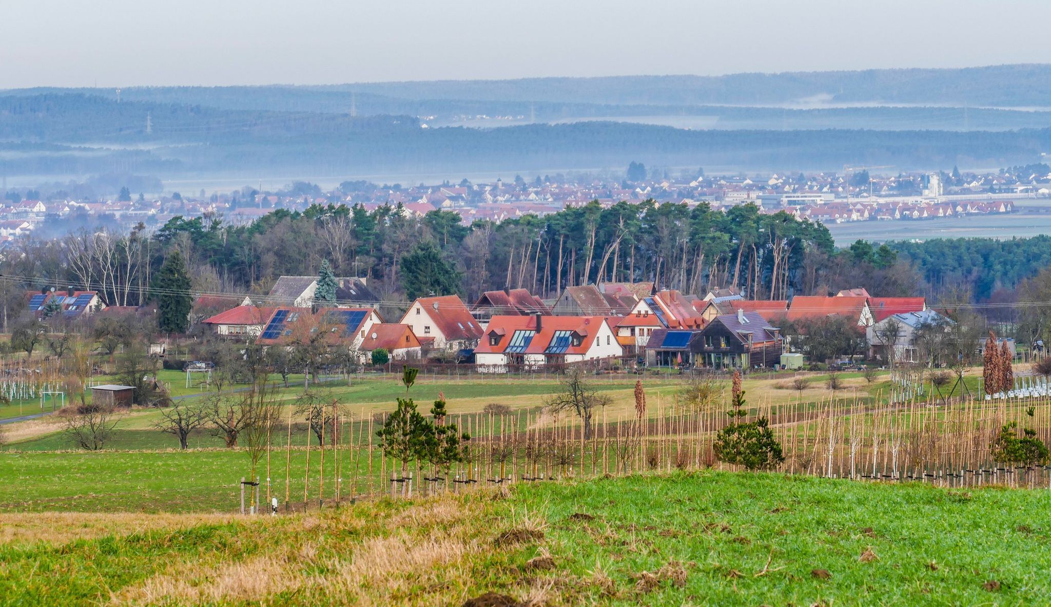 Blick auf Atzelsberg