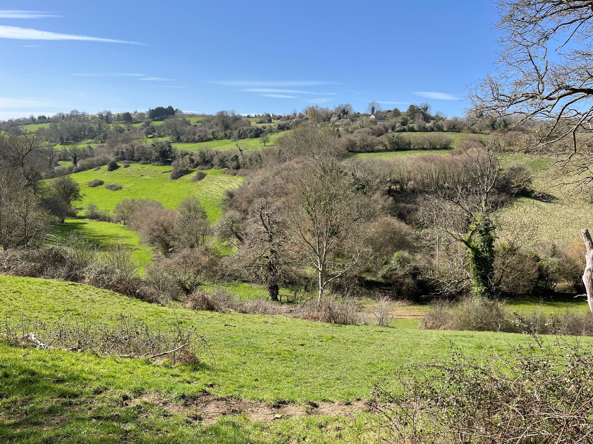 The view back from where you have just come.