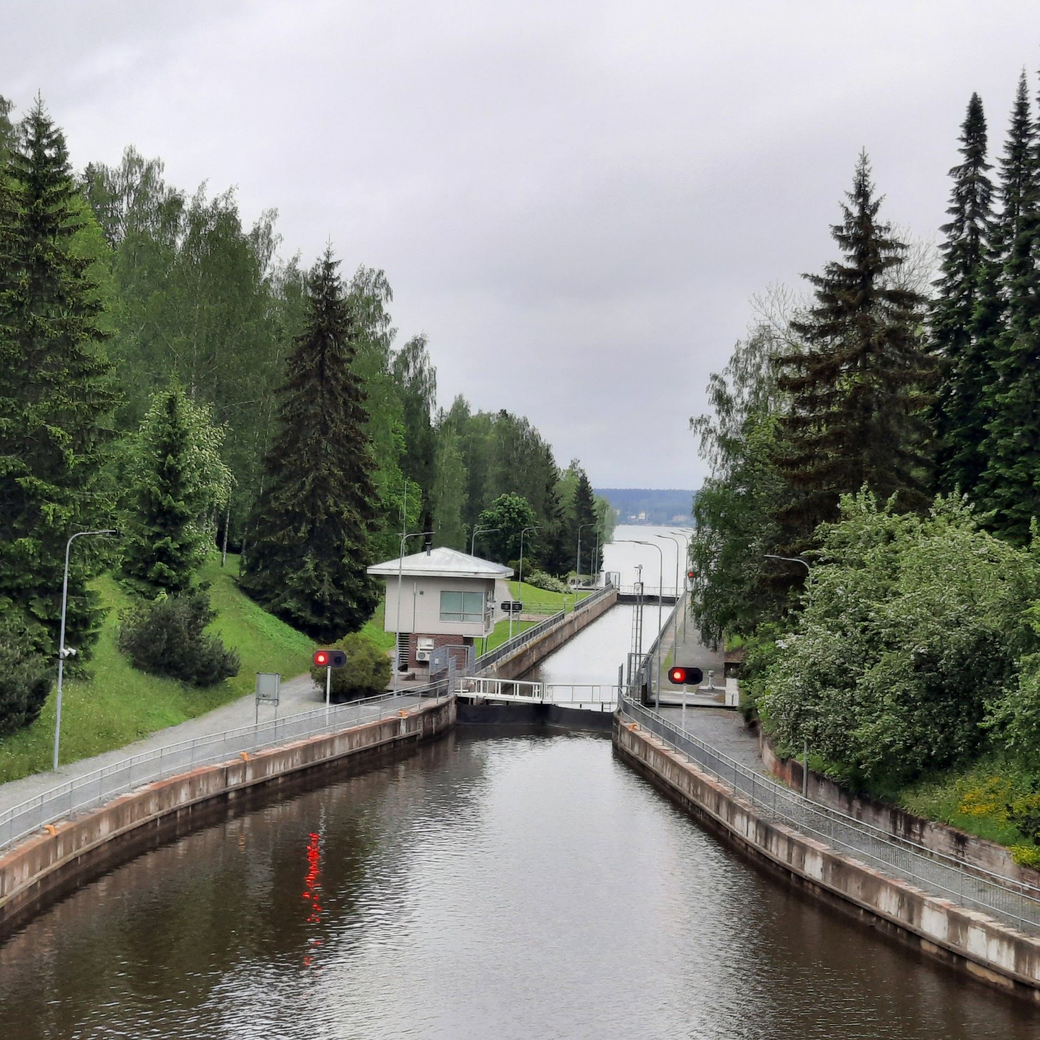 Schleuse am Lempäälä-Kanal