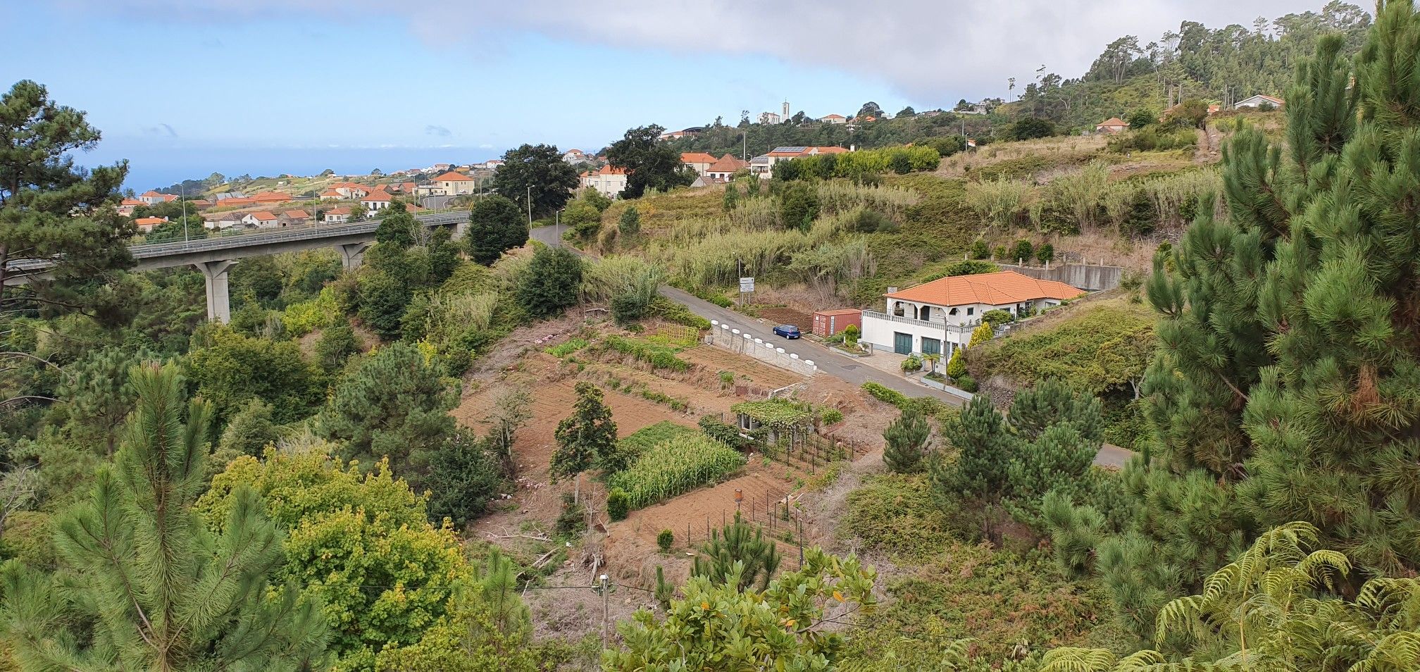 view to the starting point