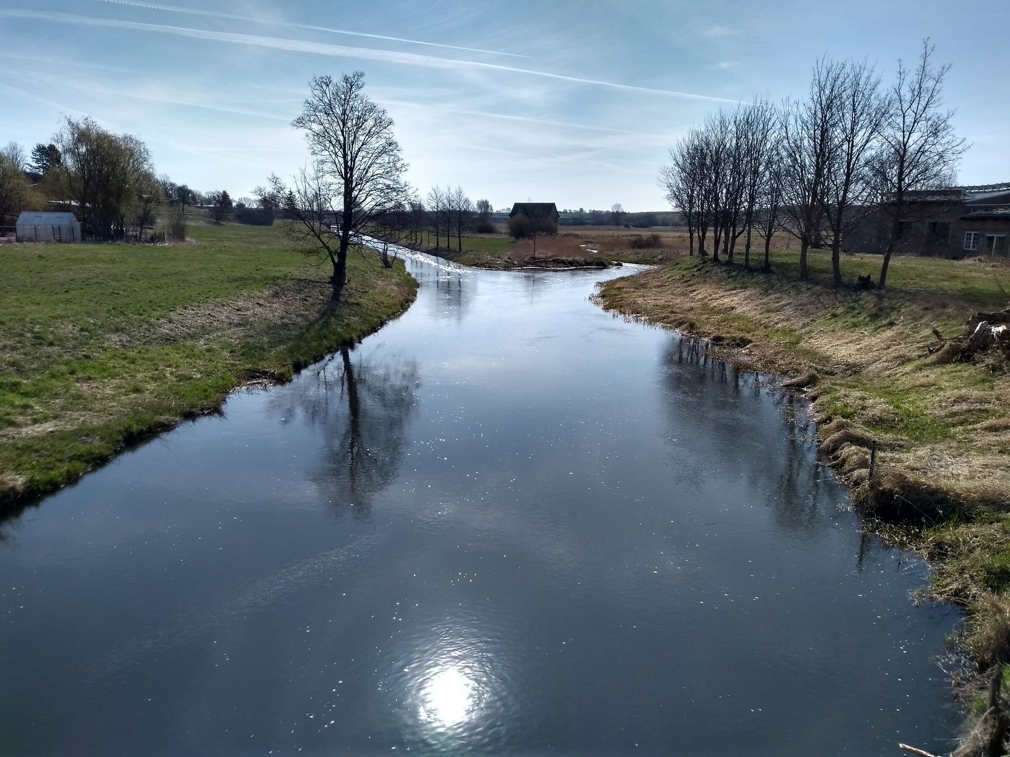 Tollense und einmündender Großer Landgraben bei Klempenow