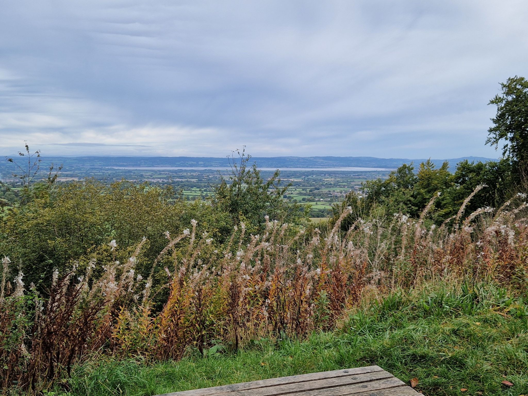 View towards the River Severn  6 miles away