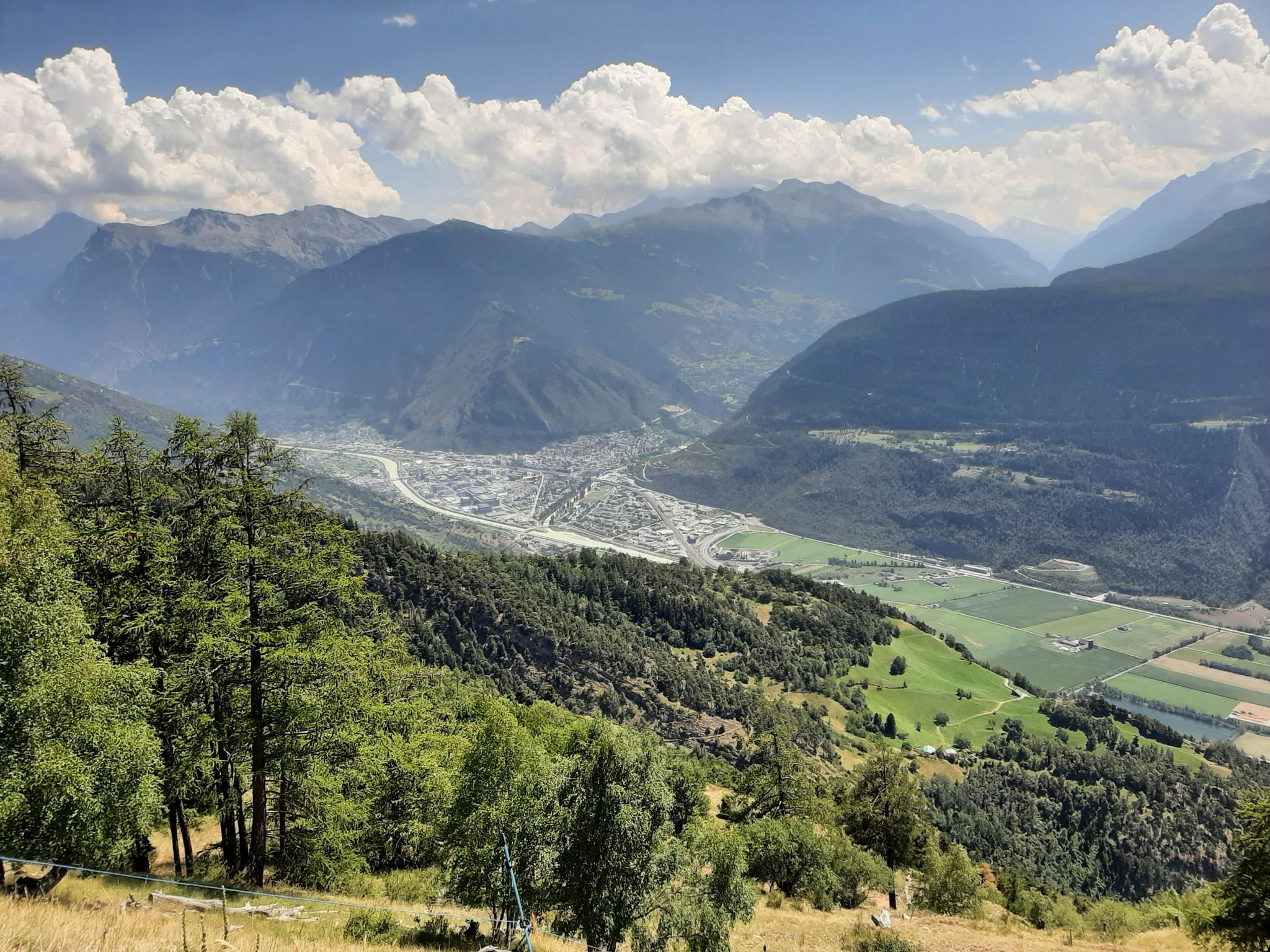 Rhonedal met Visp