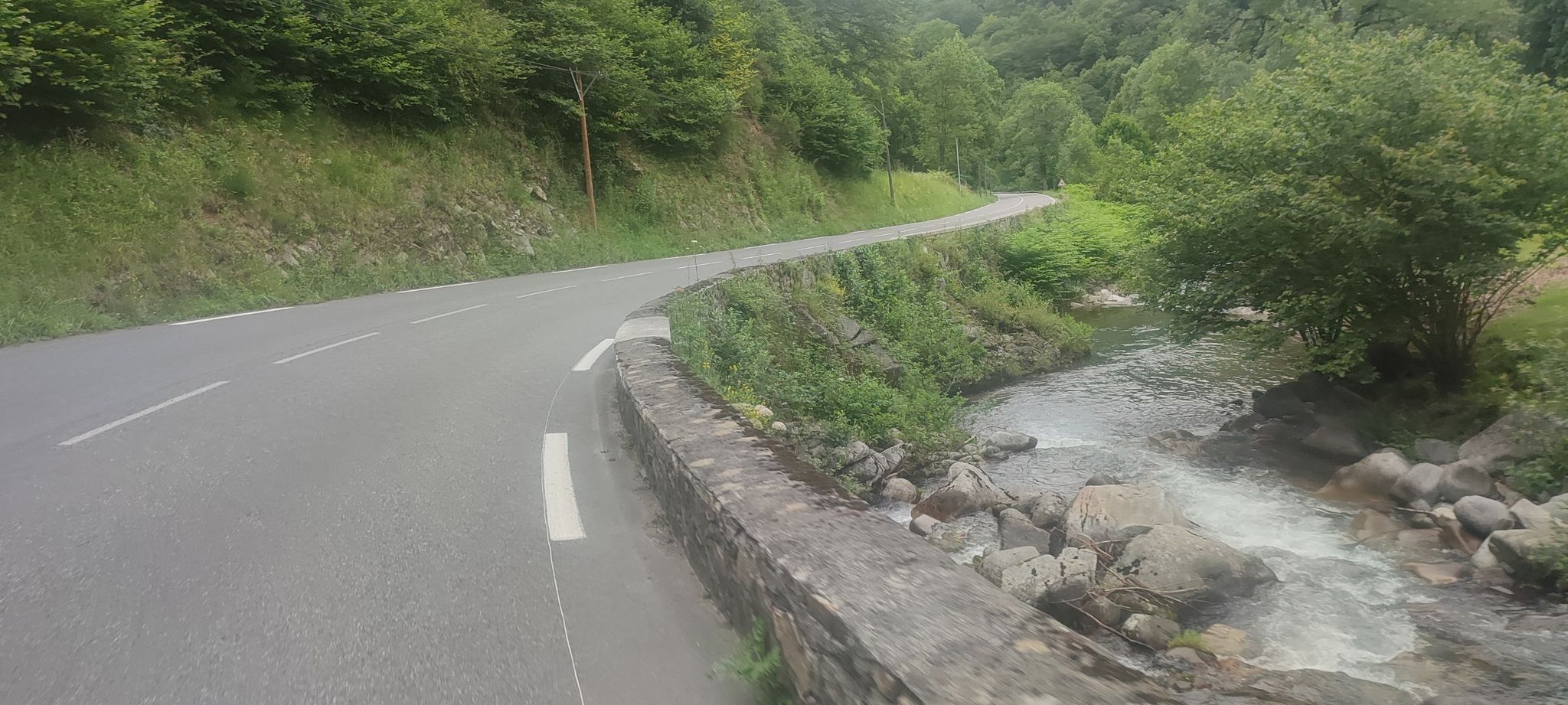 D618, Abfahrt im Vallee du Louron