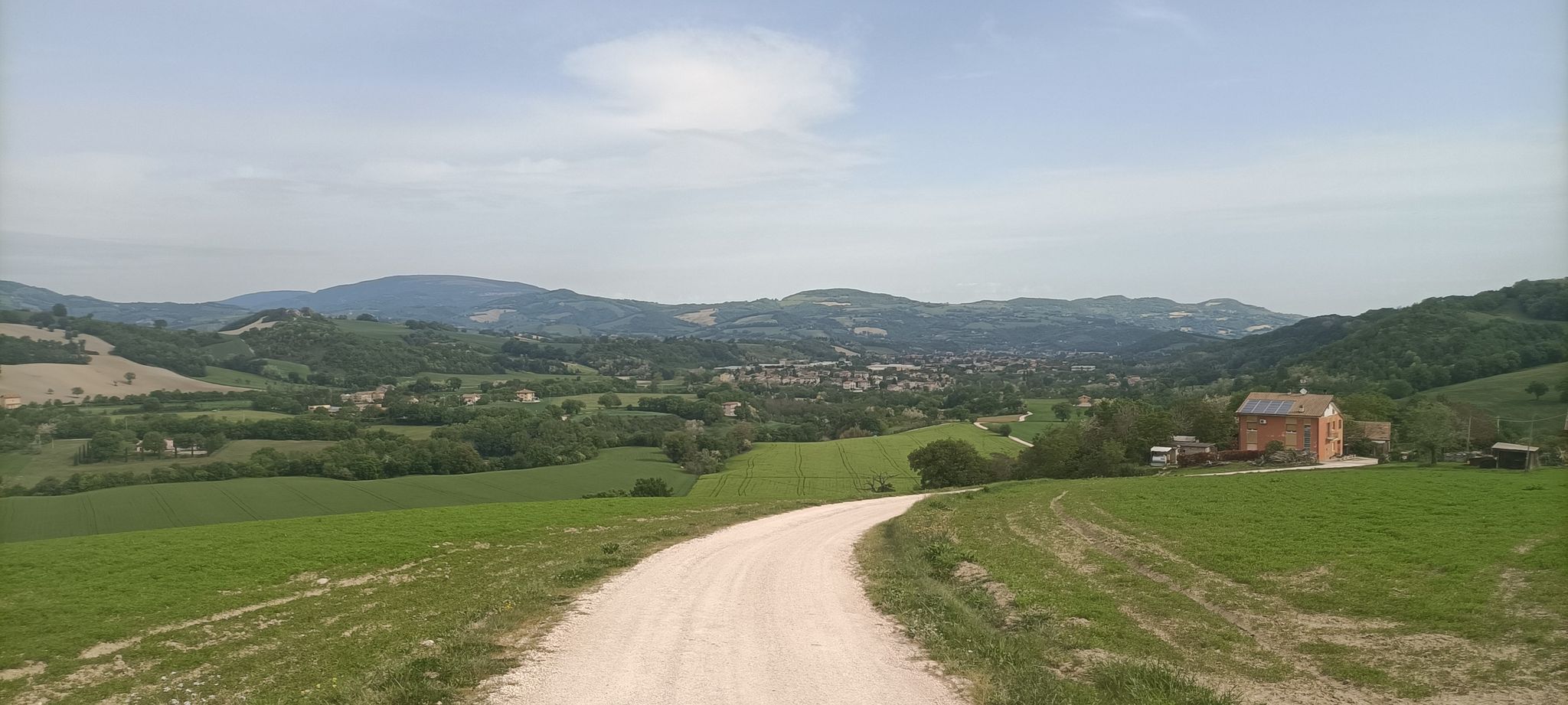 Vista su Pergola da Percozzone