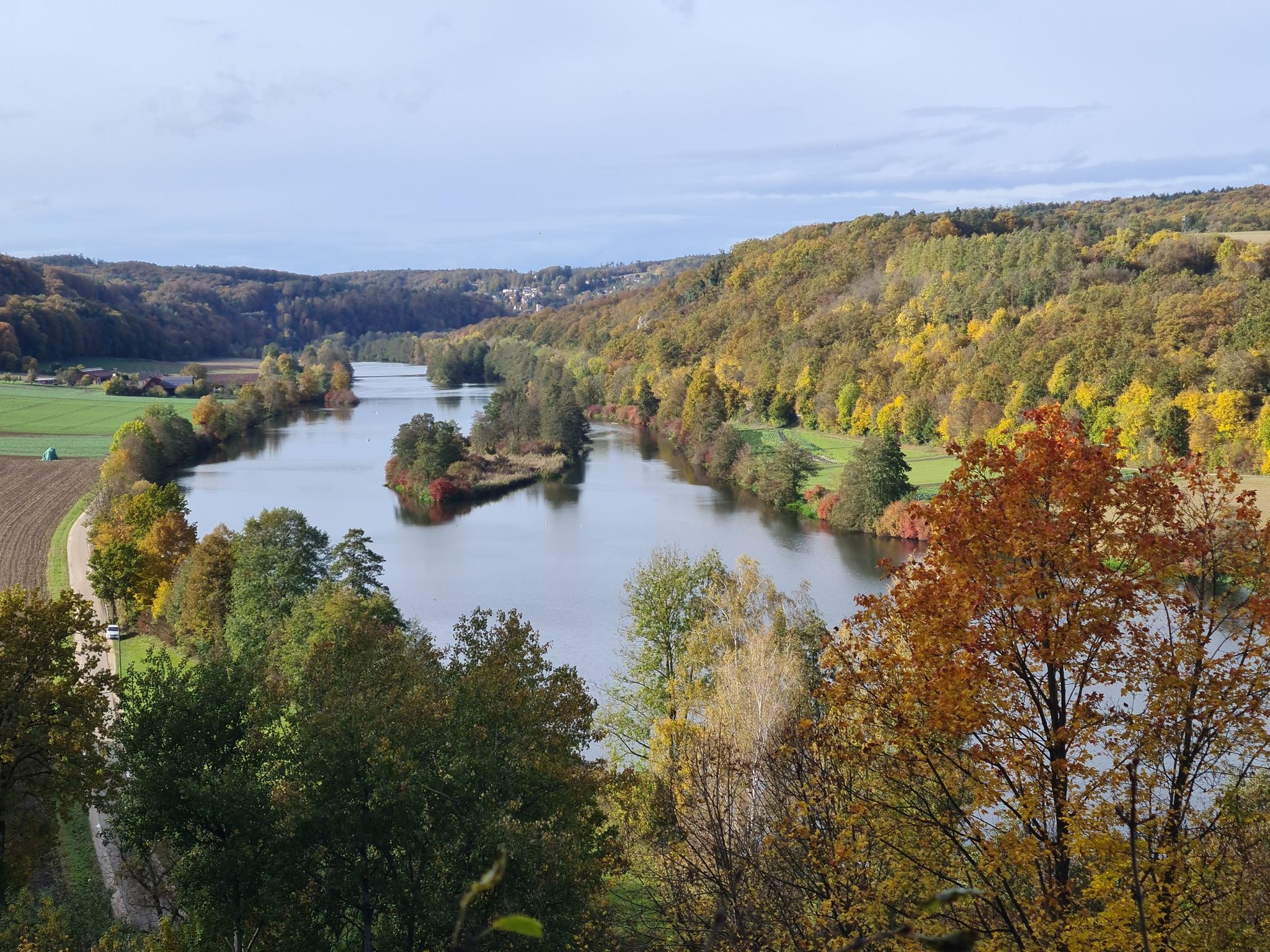 Rückblick ins Naabtal