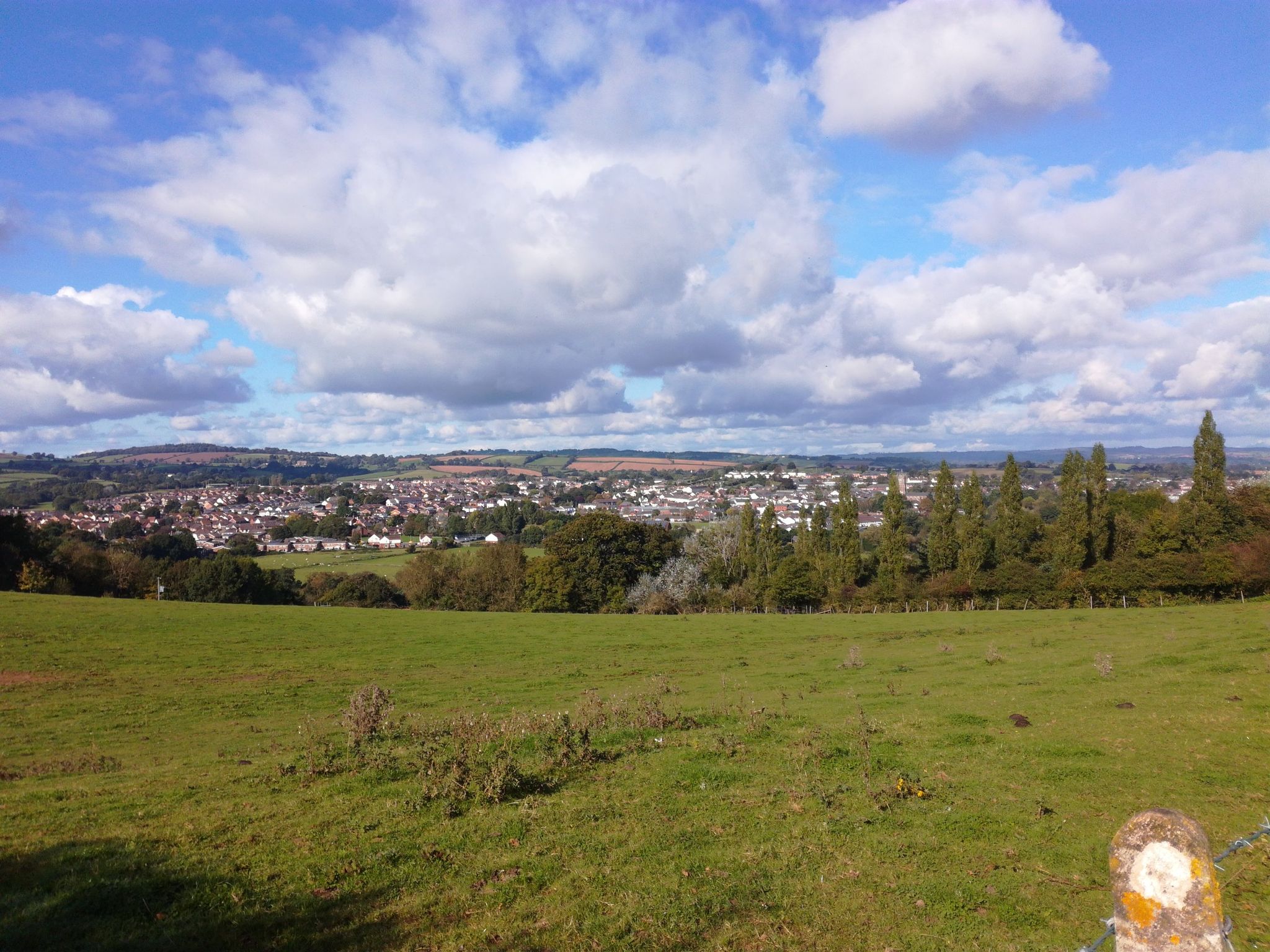 View over Cullompton