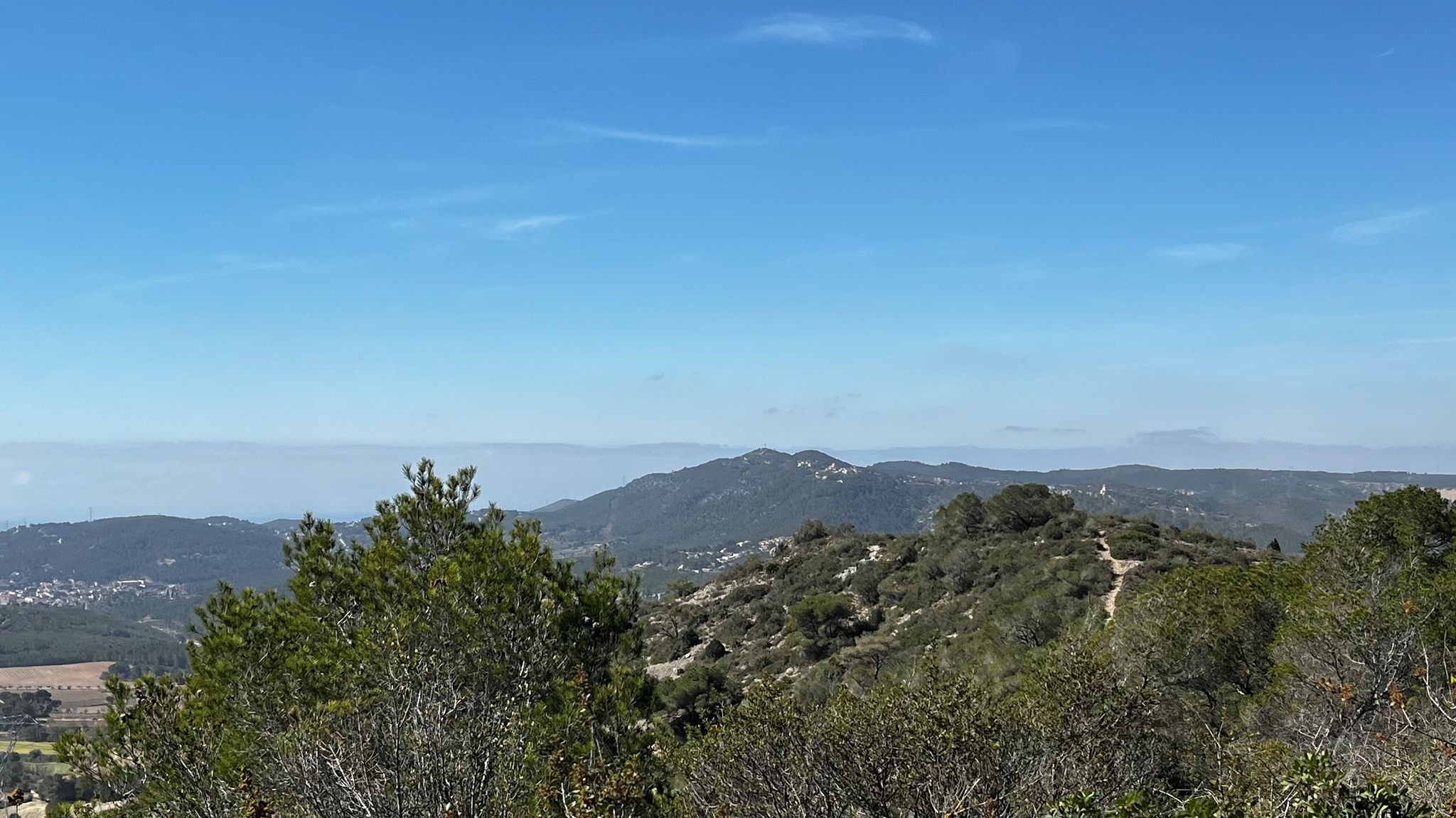 Puig de l'Àliga des del mirador del Pi d'en Jaumet