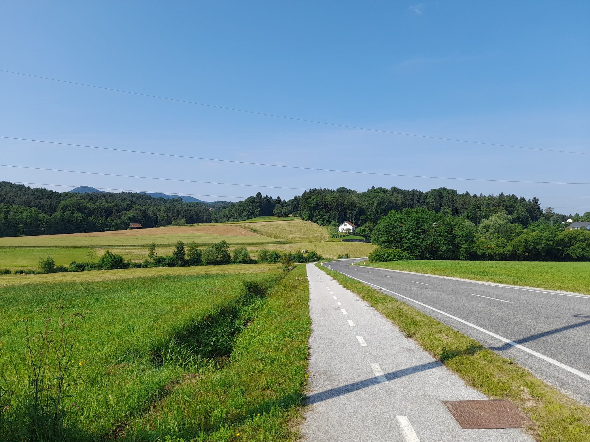 Dolce campagna e pista ciclabile