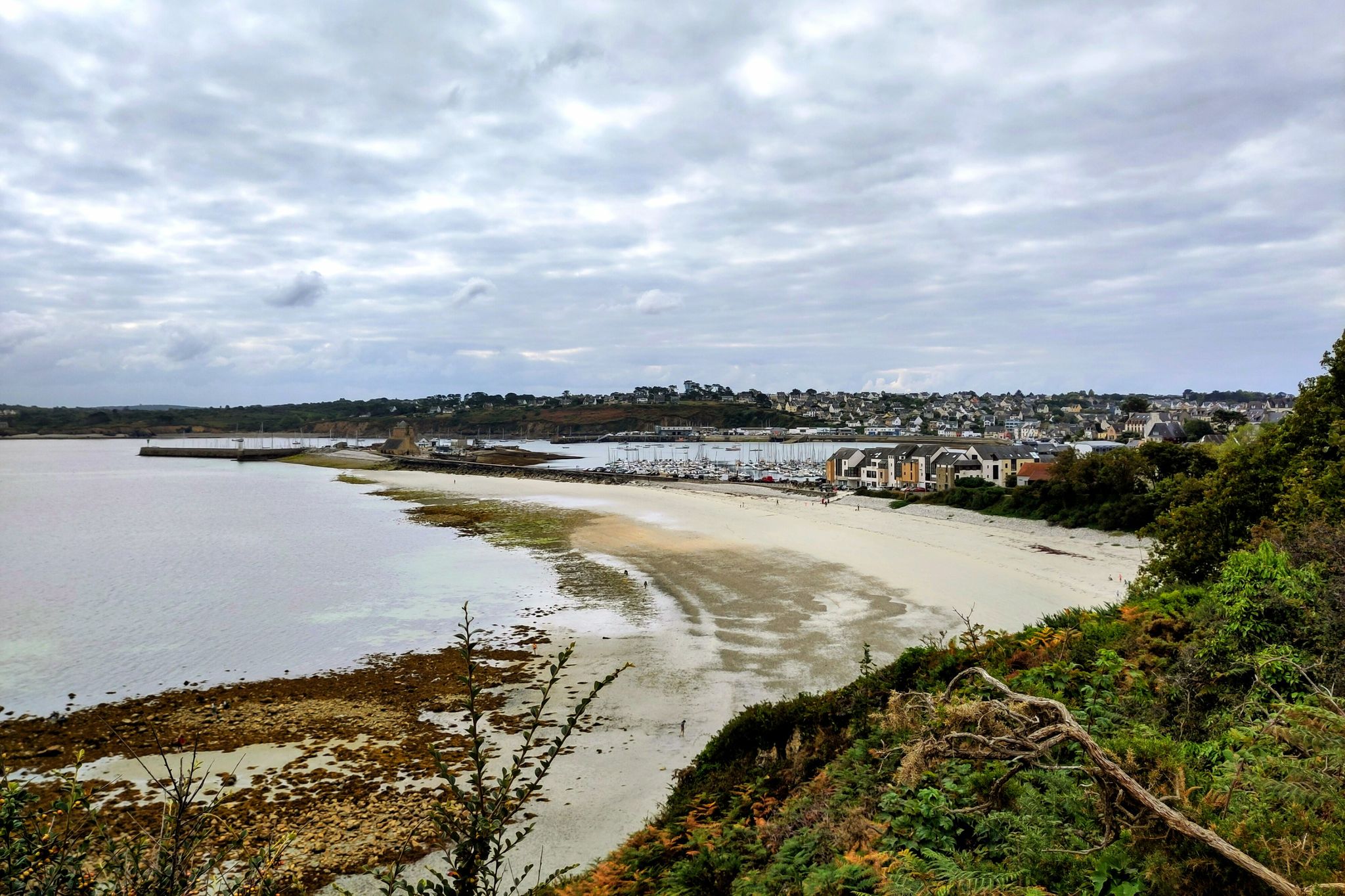 Blick vom Fort du Gouin auf Camaret-sur-Mer