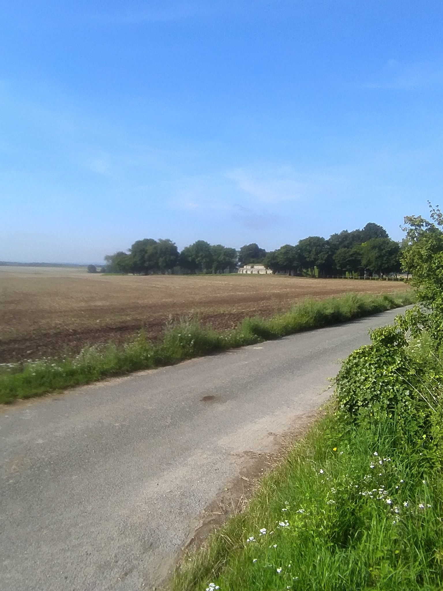 Zicht op site Champlieu (WO I)