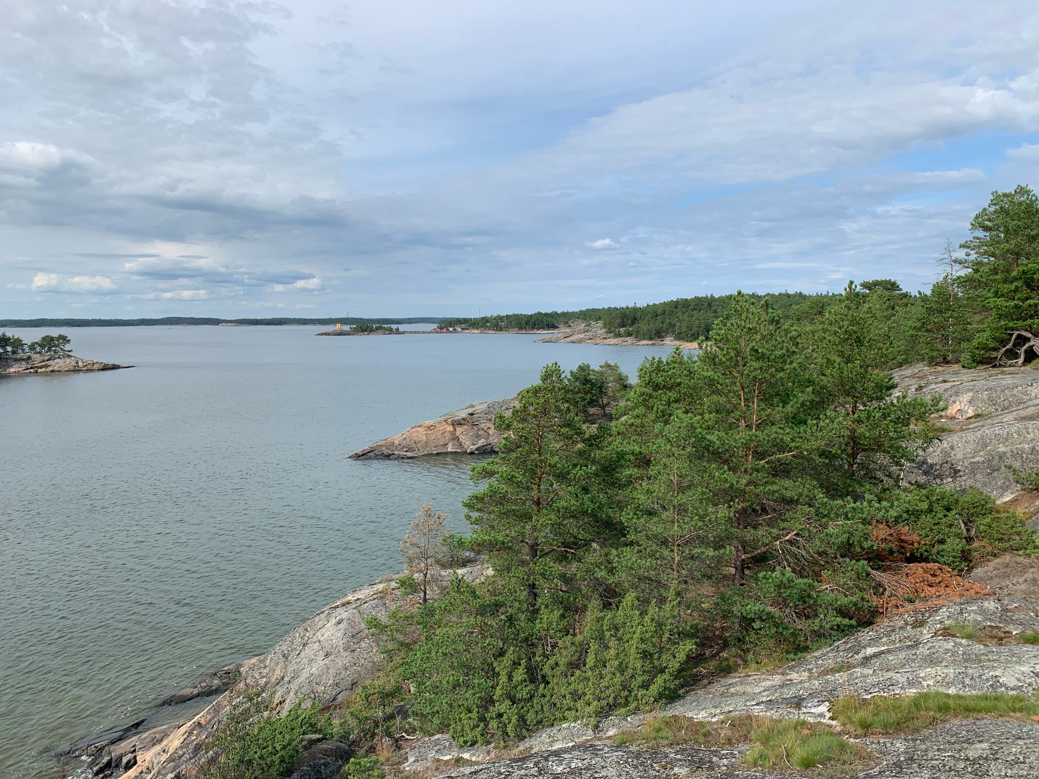 Wunderbare Aussicht auf das Schärenmeer