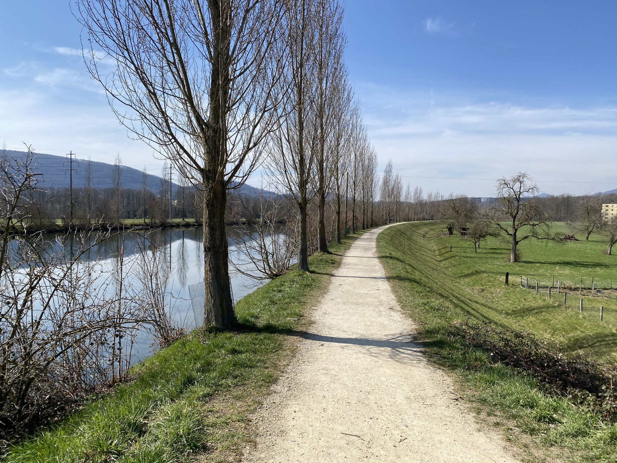 am linken Aarekanal bei Obergösgen
