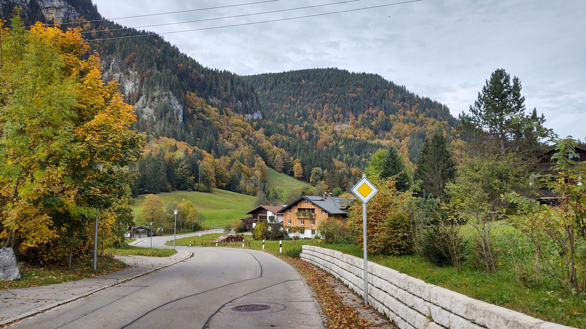 Ausfahrt aus Tiefenbach