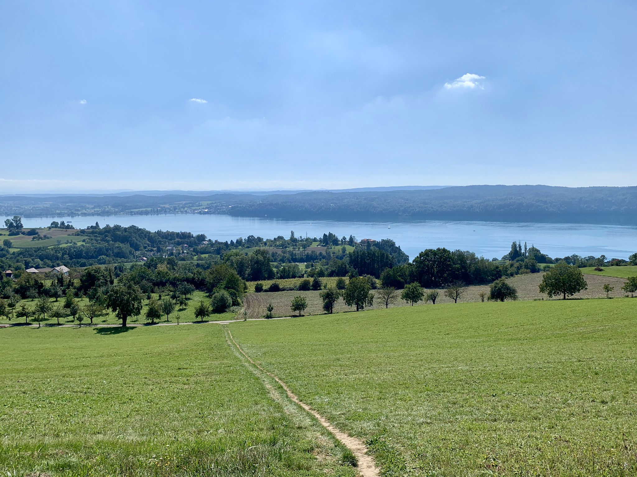 Blick auf den See Nähe Spetzgart