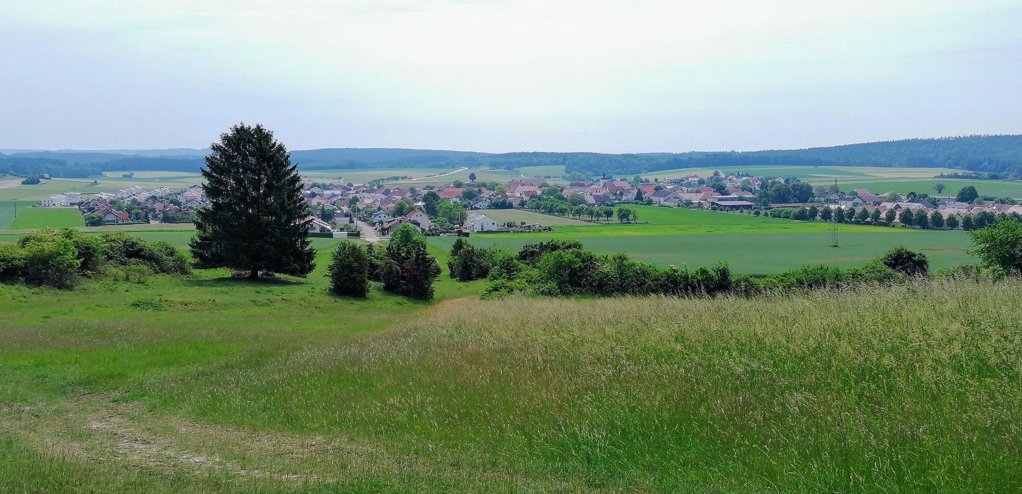 Blick zurück auf Pietenfeld