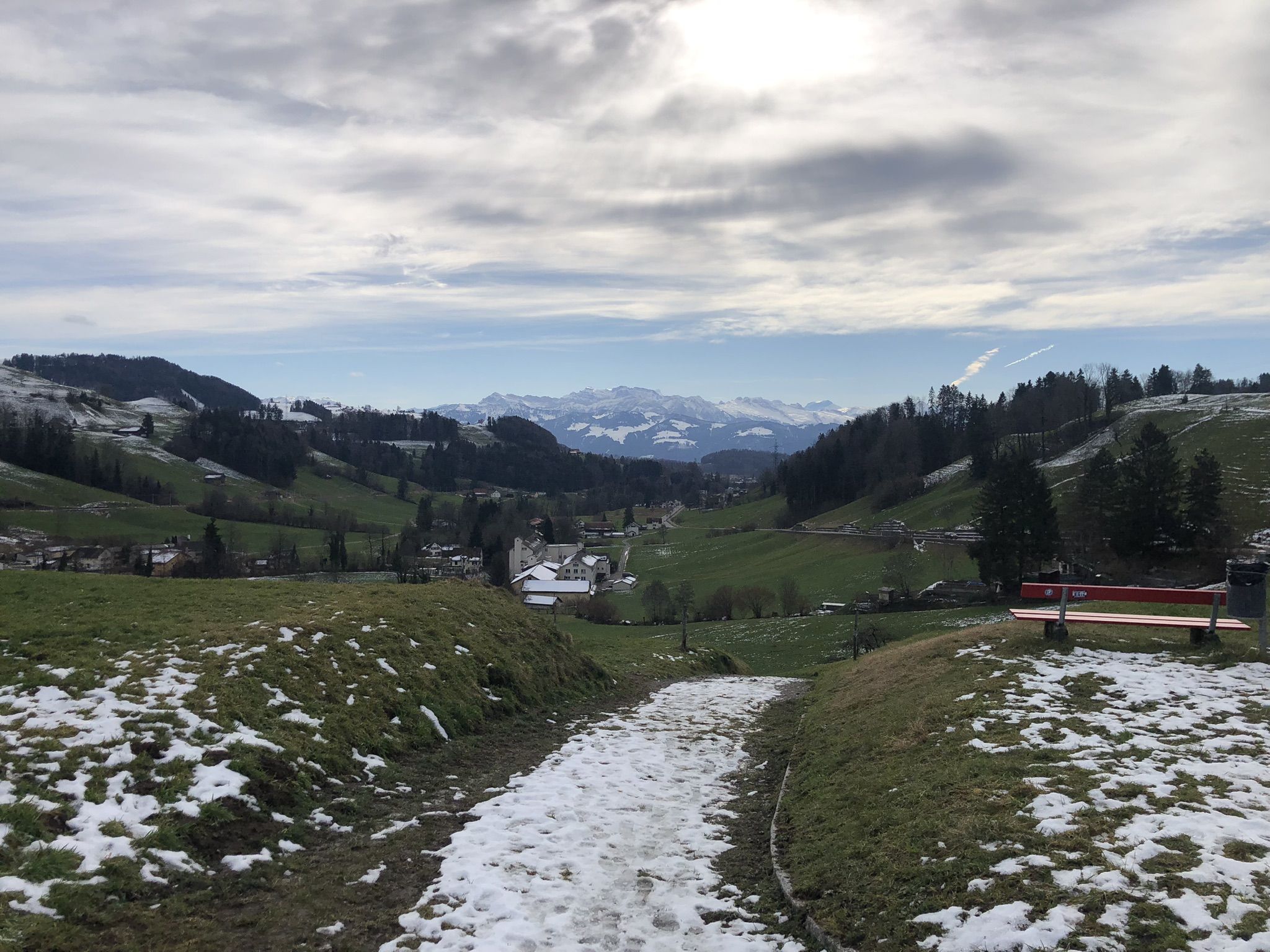 Gibswil; der Schnee ist weg