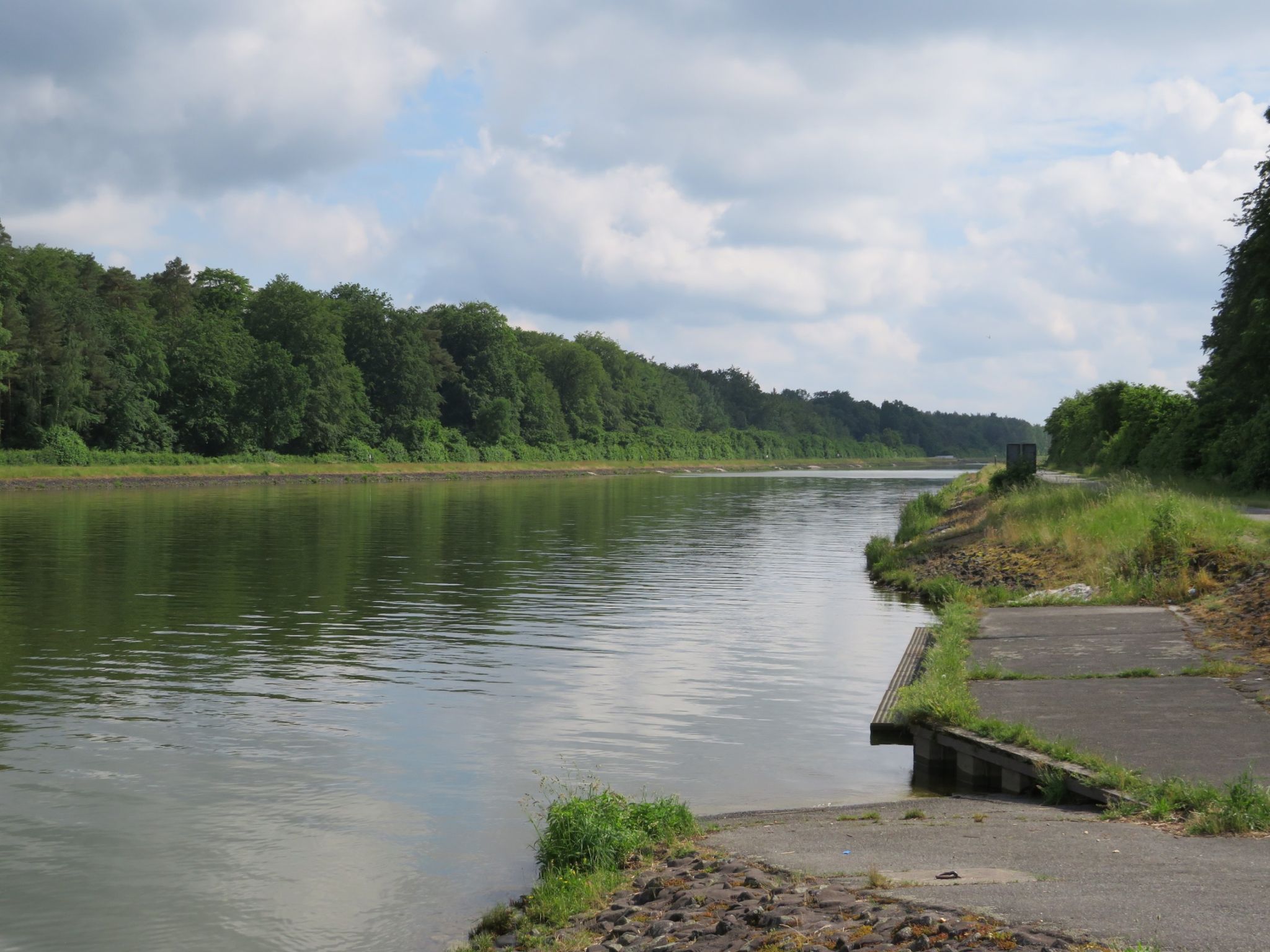 Und nochmal ein kurzes Stück am Elbeseitenkanal entlang