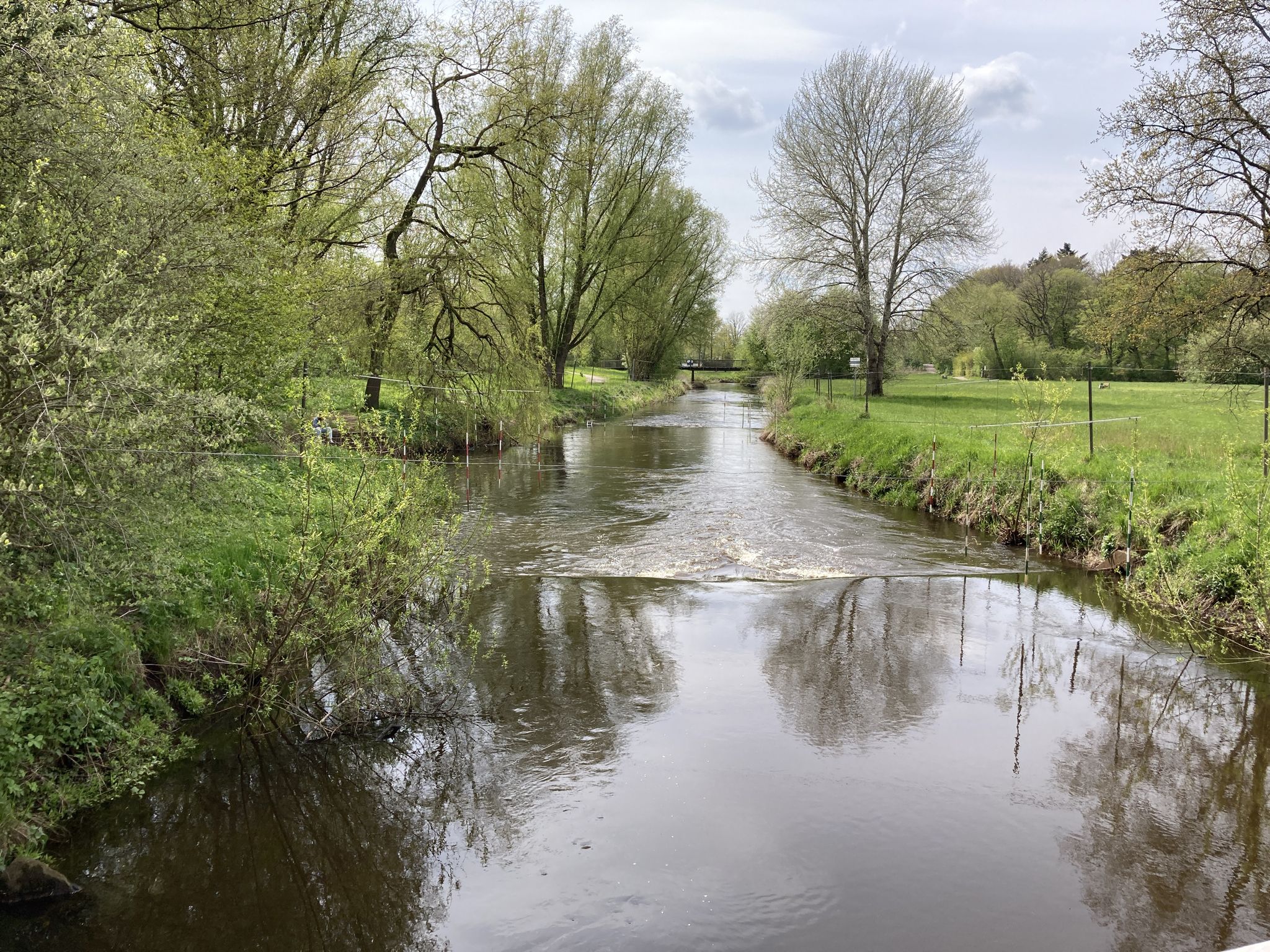 Kanustrecke bei Einmündung des Stadtstreeks