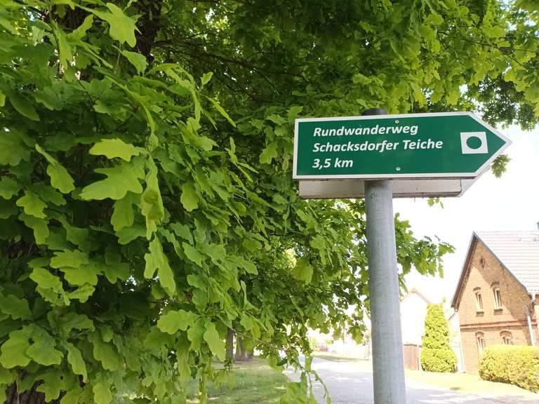Groß Schacksdorf Um die Teiche herum Wanderung Komoot